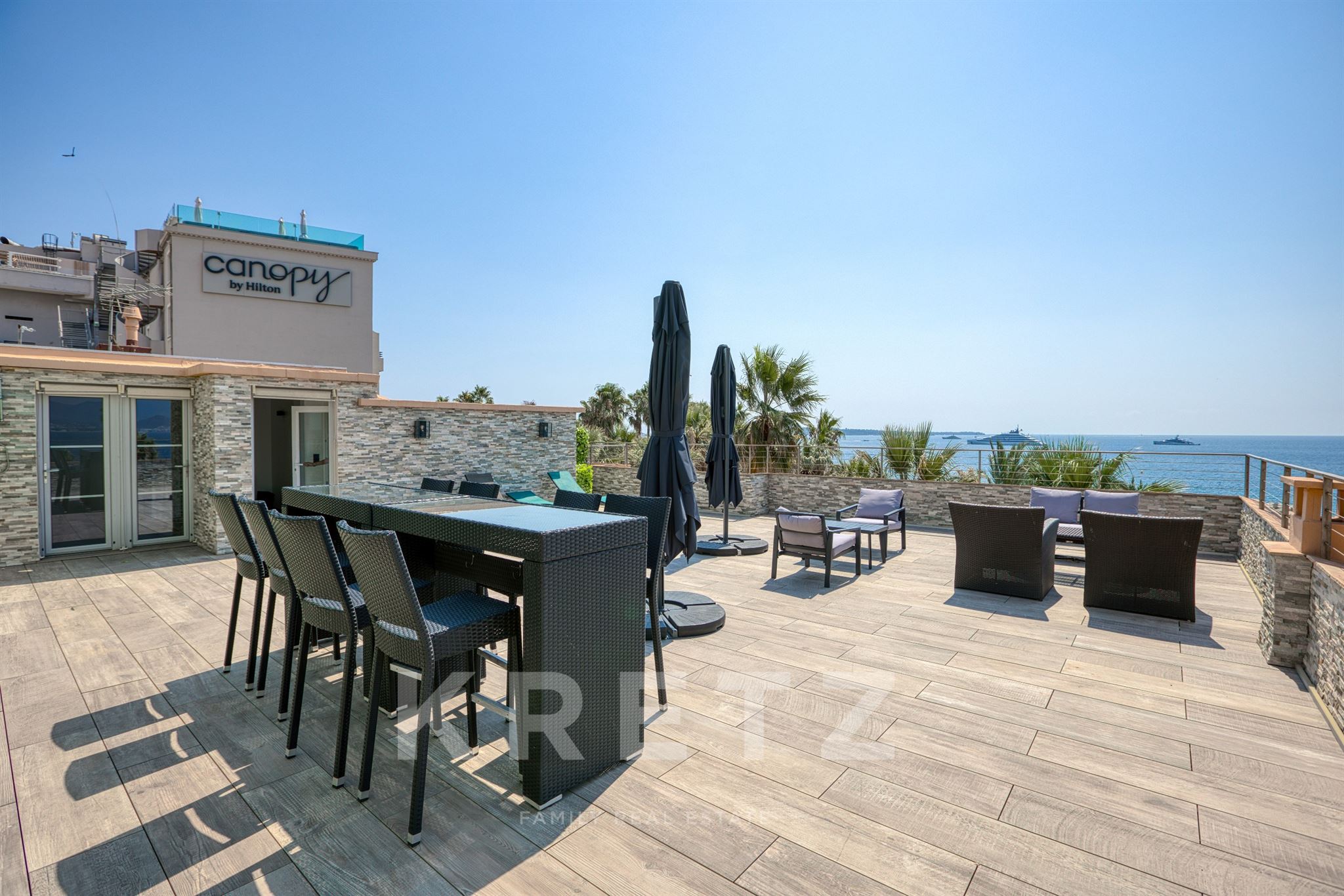 Appartement vue mer Toit Terrasse Villa saint pierre