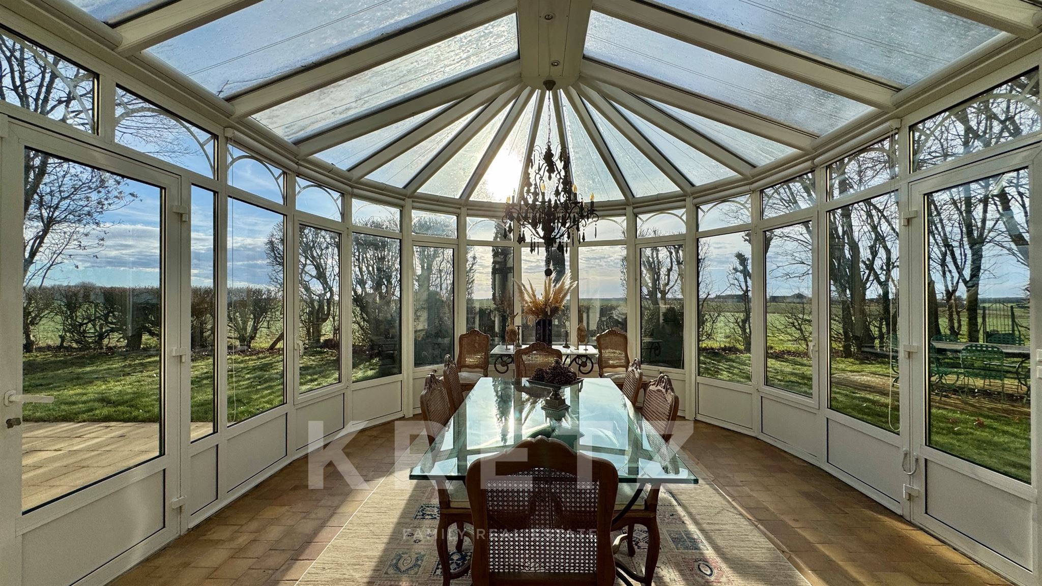 A country estate comprising two dwellings