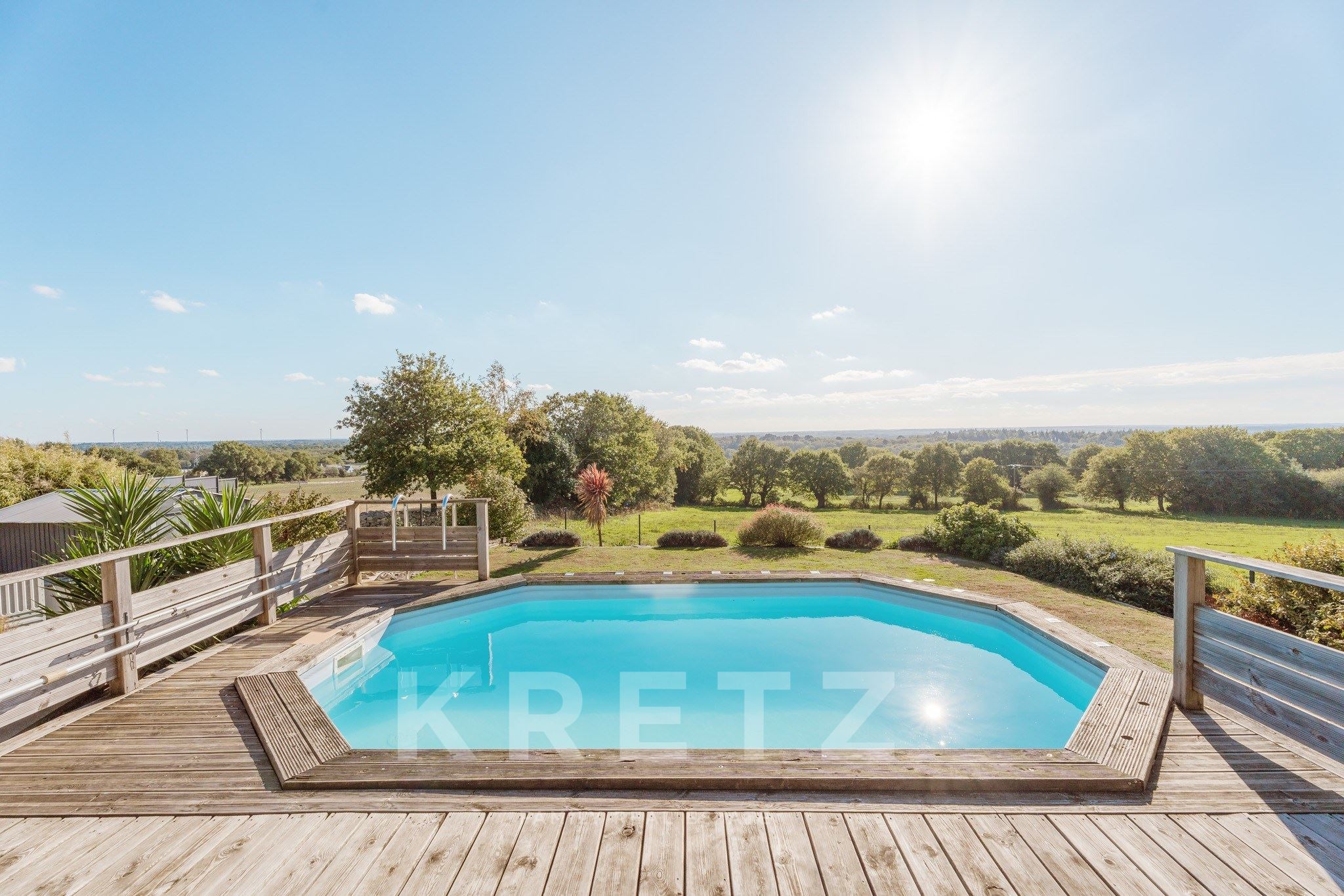Maison contemporaine avec vue sur la campagne et le Golfe du Morbihan - Berric
