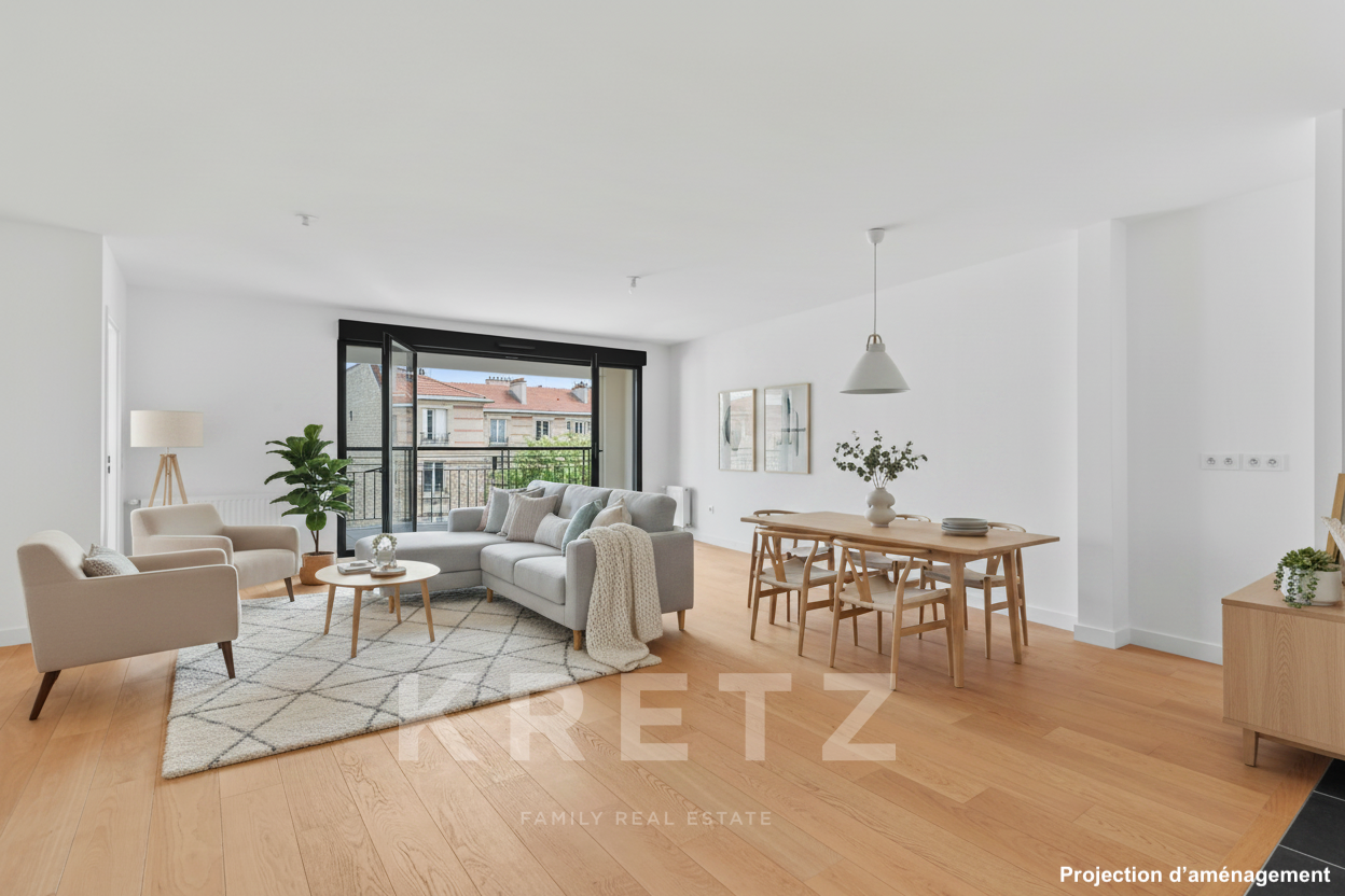 Saint-Maurice — 4 pièces neuf avec loggia et parking
