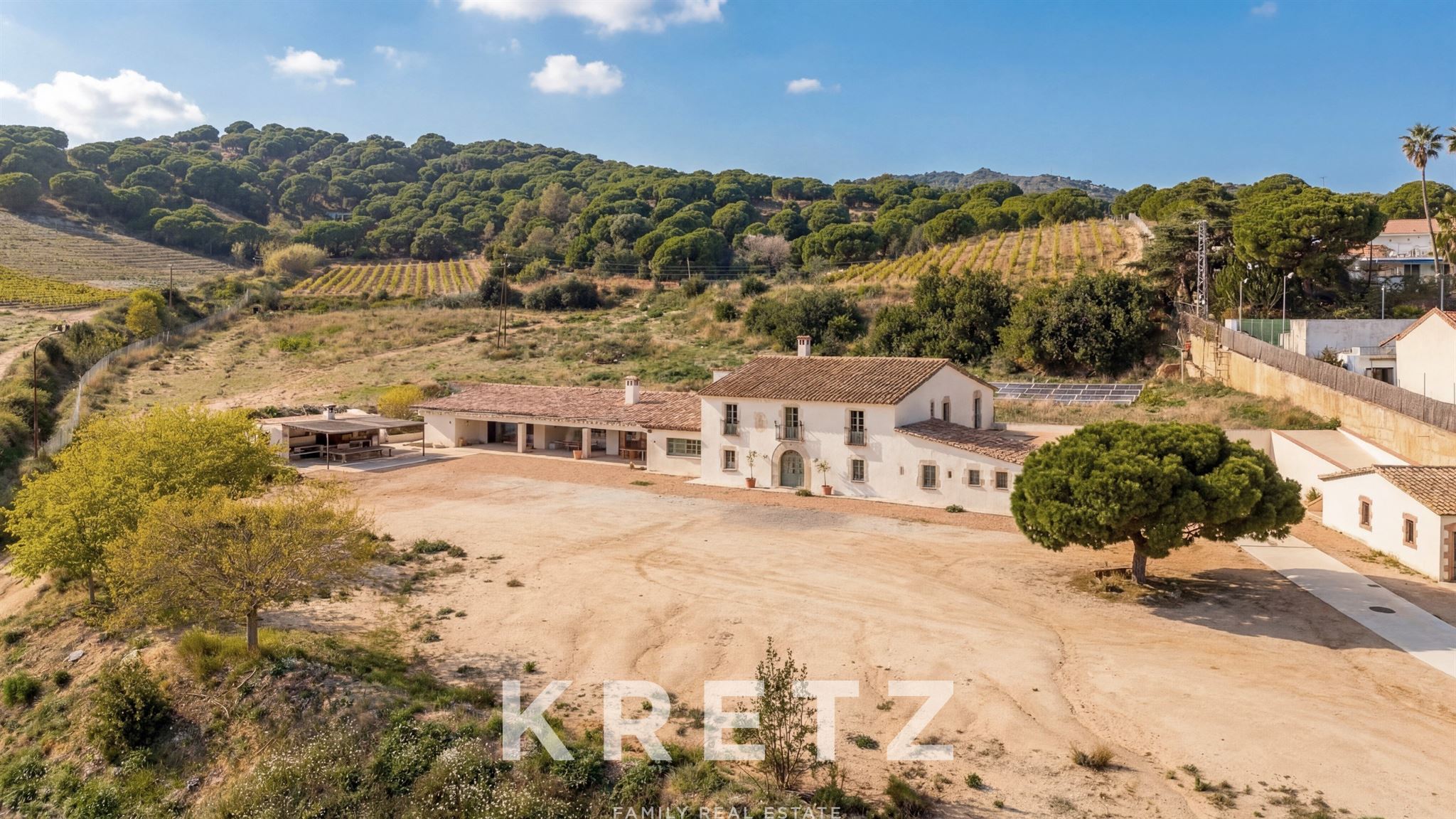Exclusive Farmhouse in Maresme with views to the Mediterranean 15 minutes from Barcelona