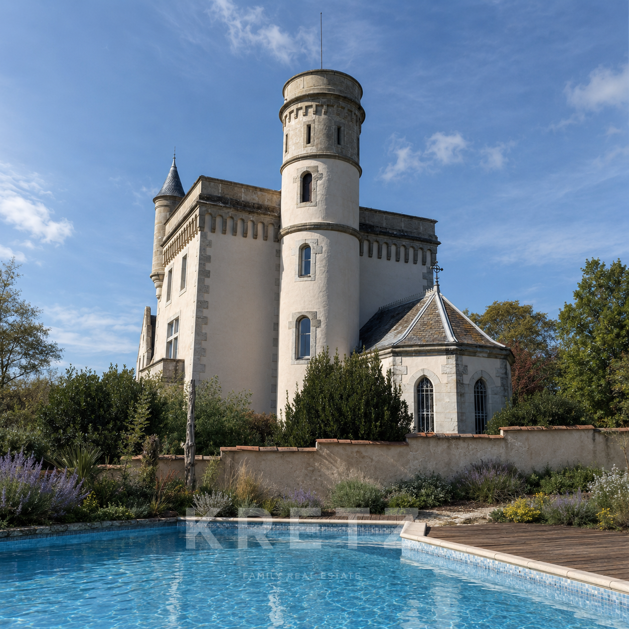 Château de Villeneuve: una propiedad de carácter para un proyecto singular