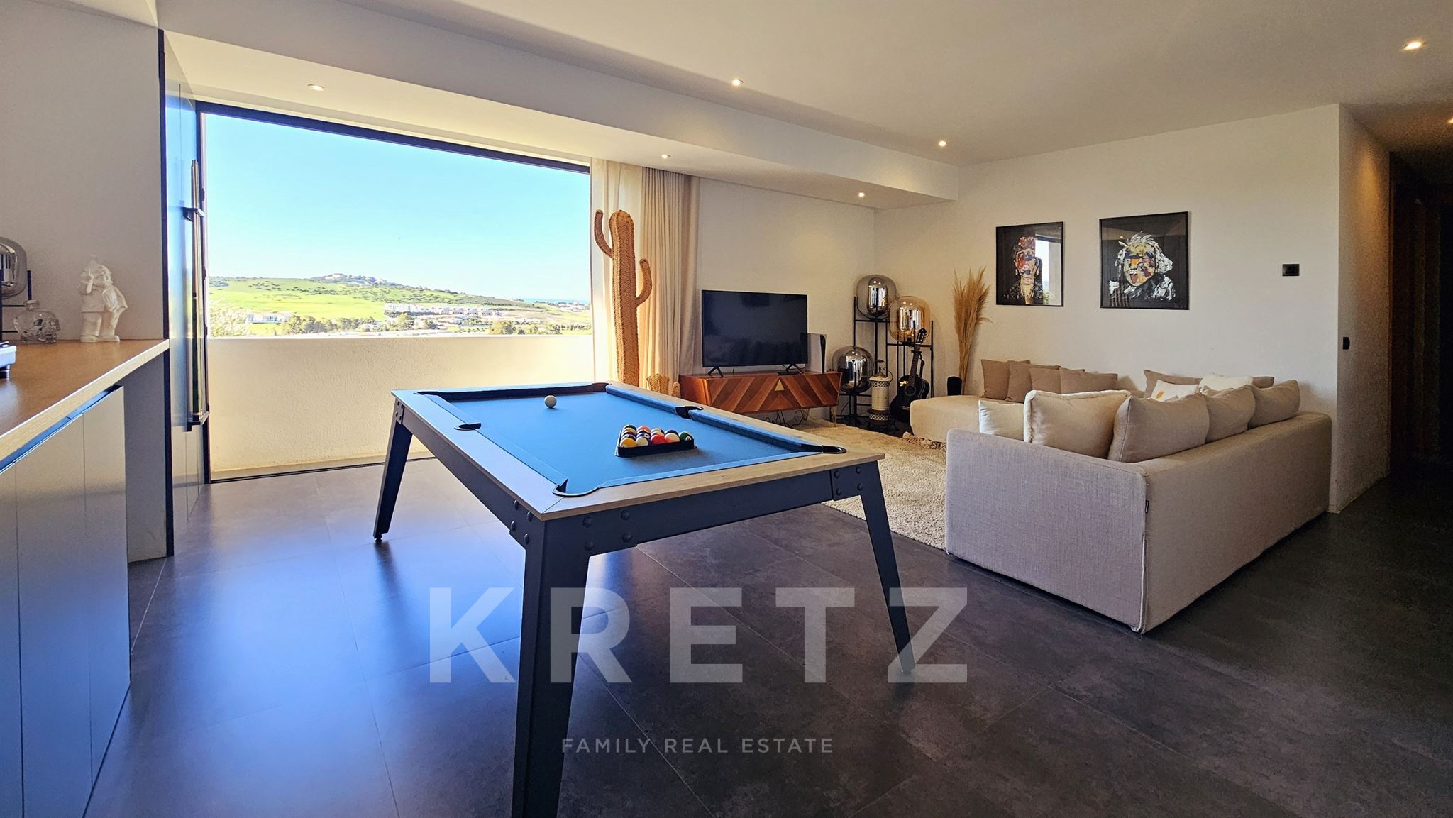 Architect-designed house with ocean views