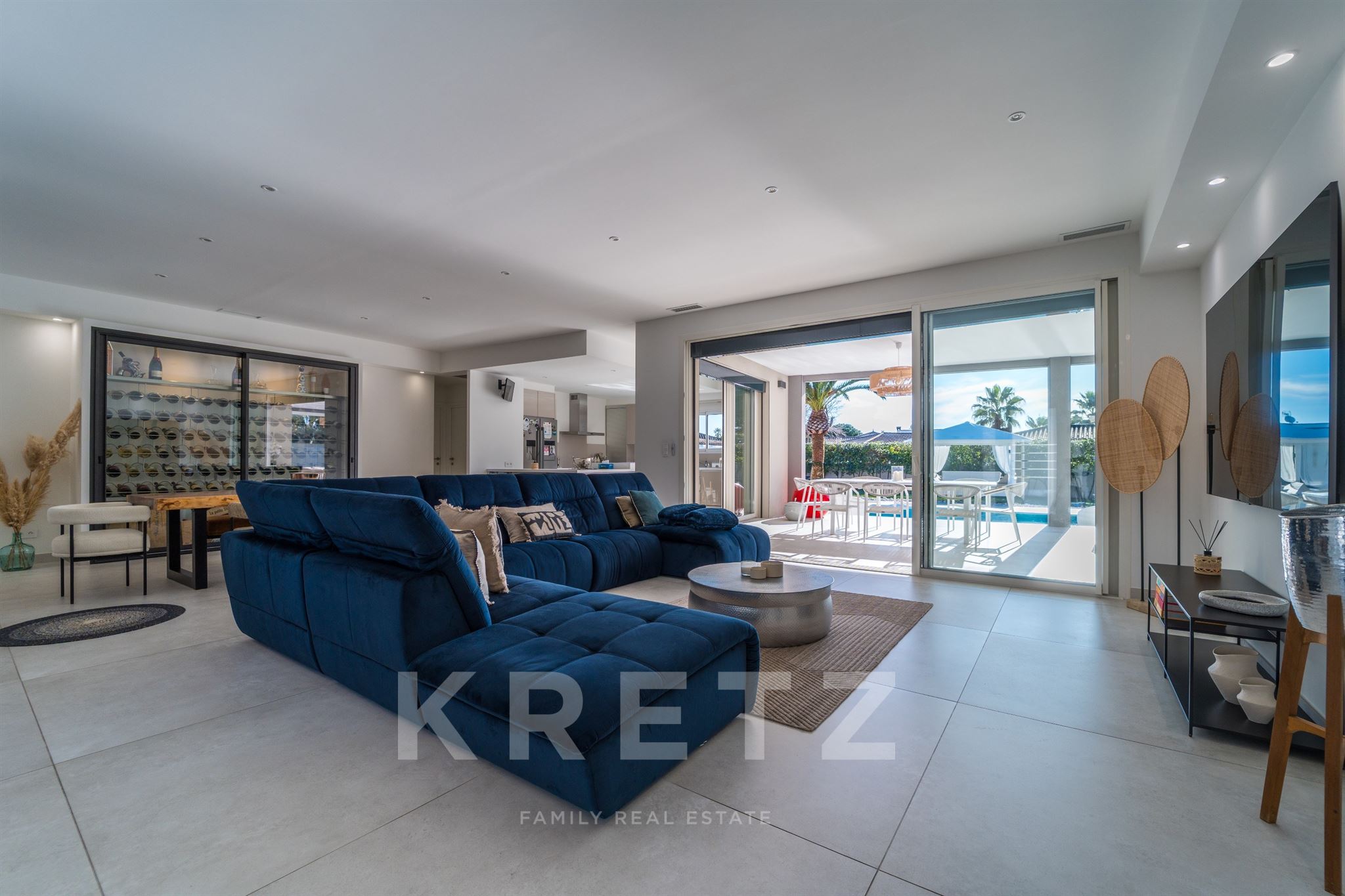 Contemporary Villa Just Steps from the Sea