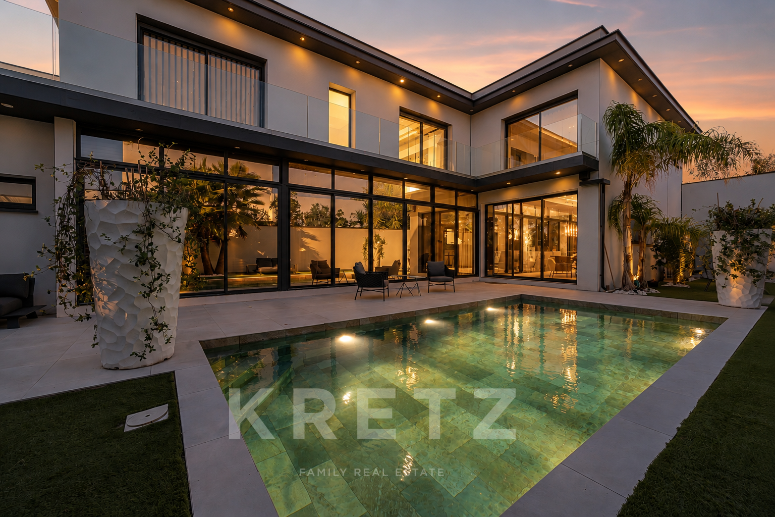 Contemporary seaside villa