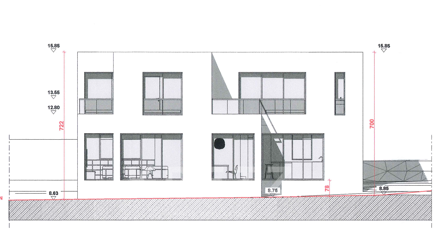 1000m2 plot ideally located 1min walk from the sea