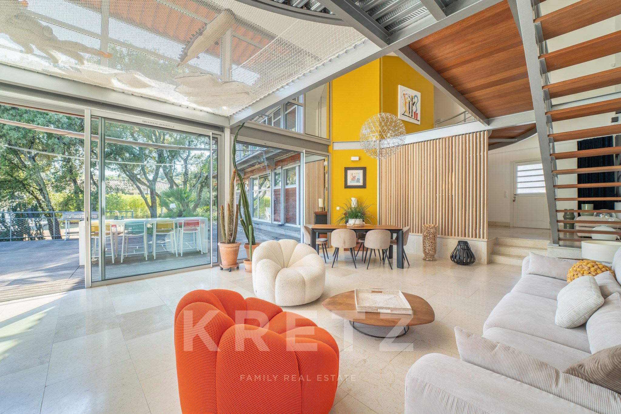 Villa de 243 m² de diseño arquitectónico inspirado en Le Corbusier, entre Nîmes y Montpellier