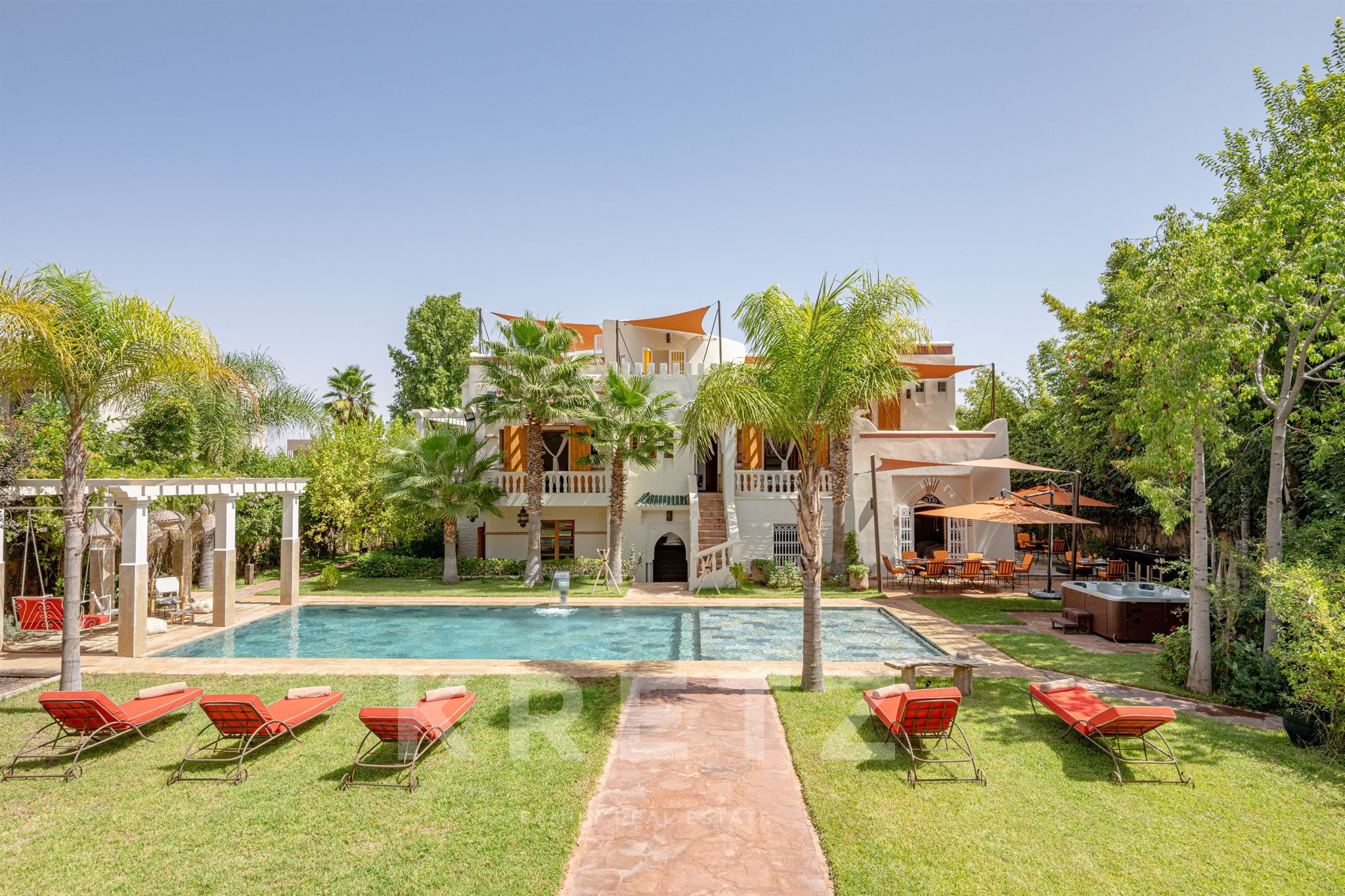 Marrakech – Villa coup de cœur au sein du golf d’Amelkis !