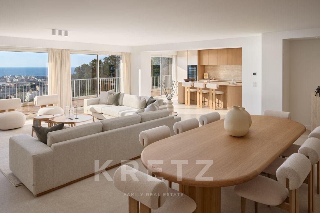 Fully renovated apartment with panoramic sea view