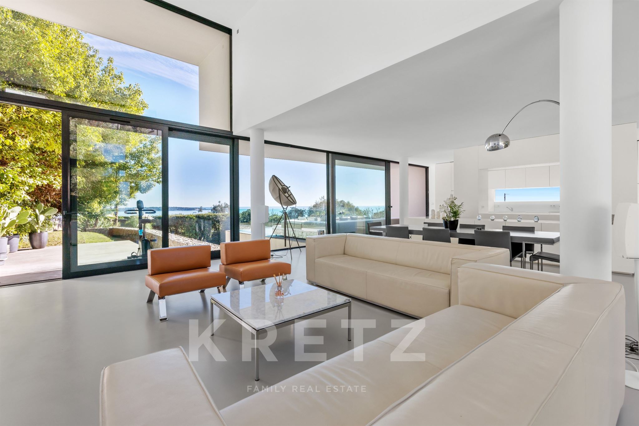 CONTEMPORARY SEA-VIEW VILLA – La Mer · Le Puadon · Cannes Eden – GOLFE-JUAN