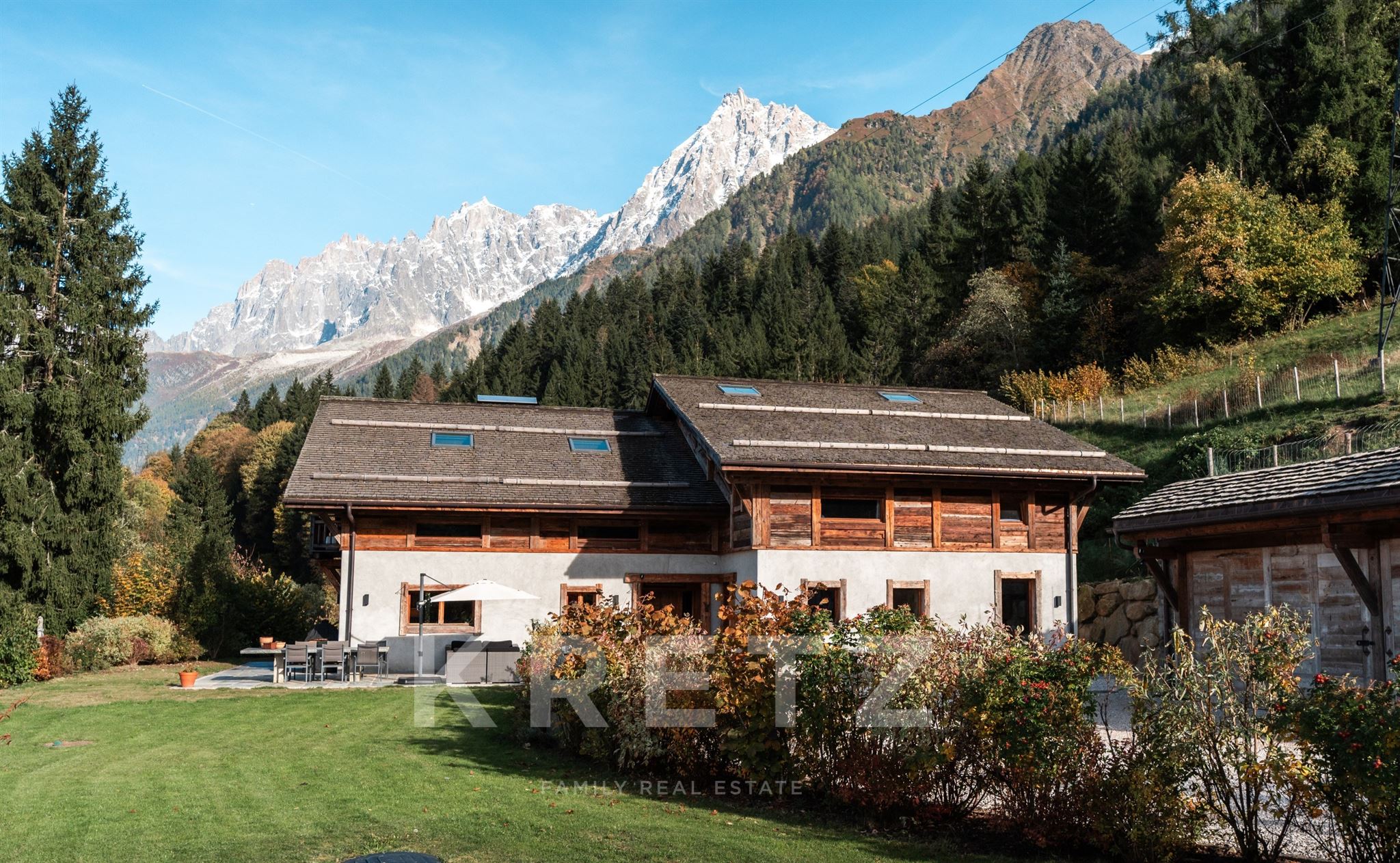 An exceptional property in the heart of the Chamonix valley.