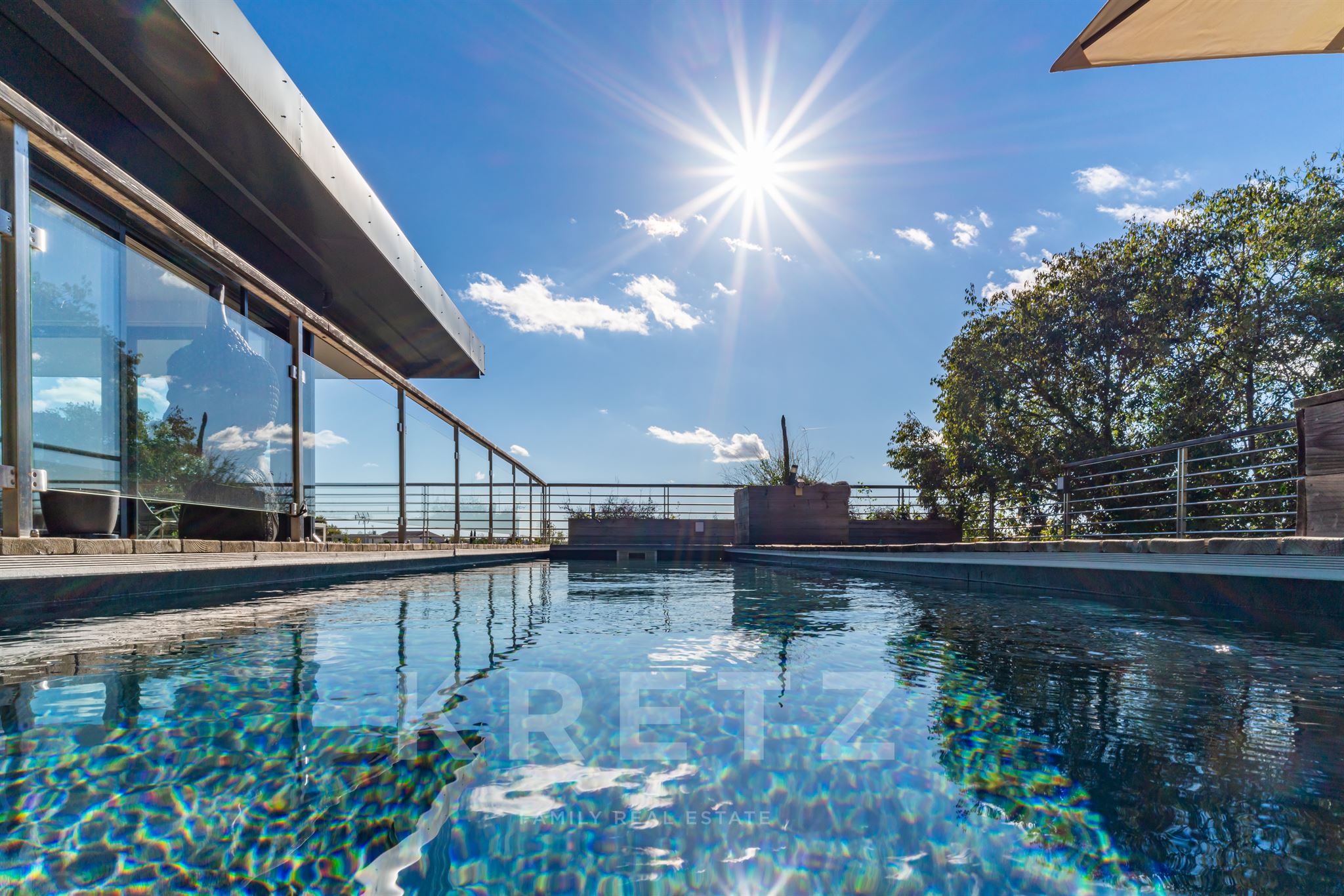 Sleek architect villa with exceptional view