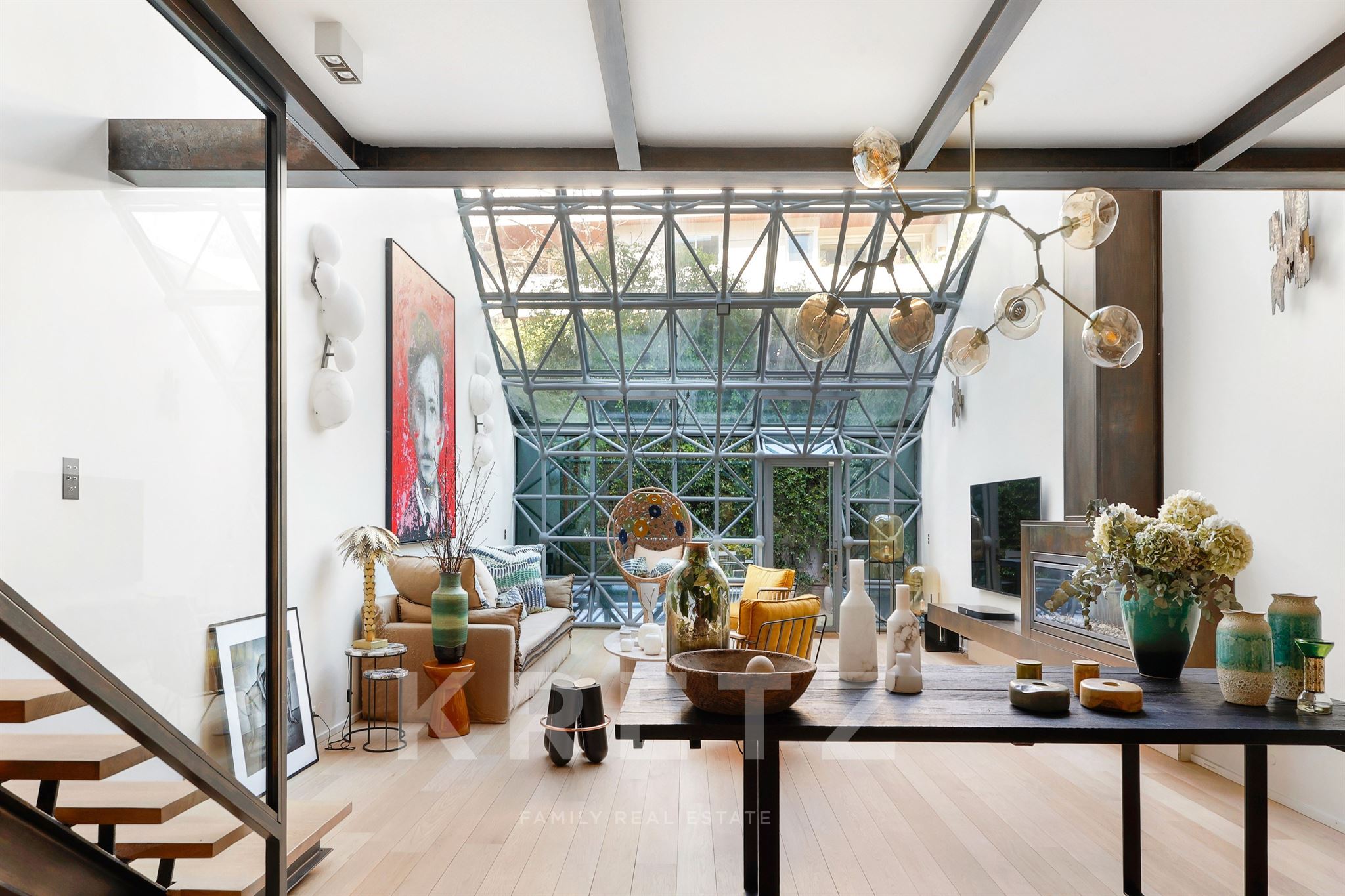 Maison d'architecte style loft