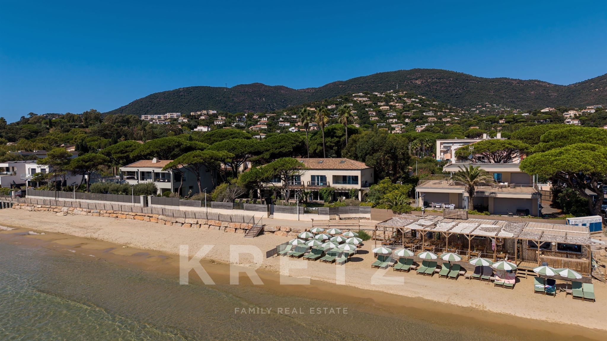 Maison familiale sur la plage de Cavalaire