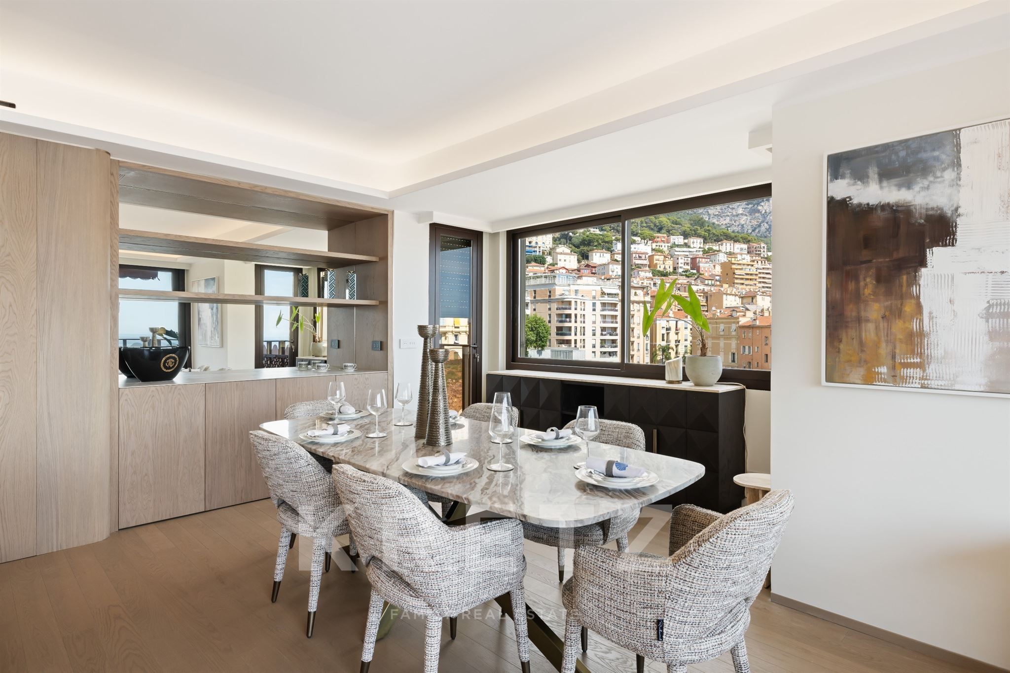 Carré d'Or – 148 m² avec 34 m² de terrasses, vue mer et Casino