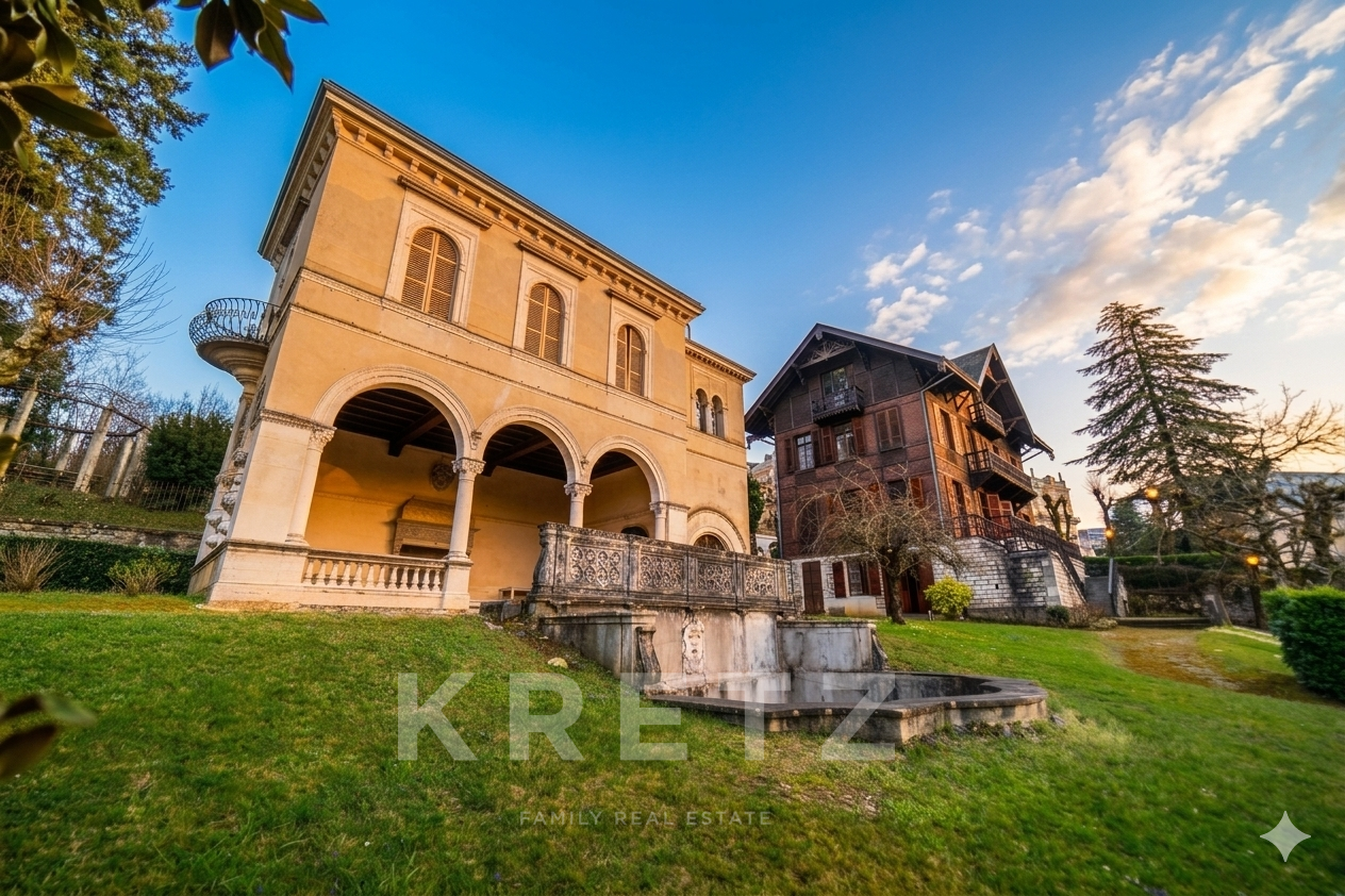 Propriété unique Aix les Bains, avec palais italien et le chalet Charcot !