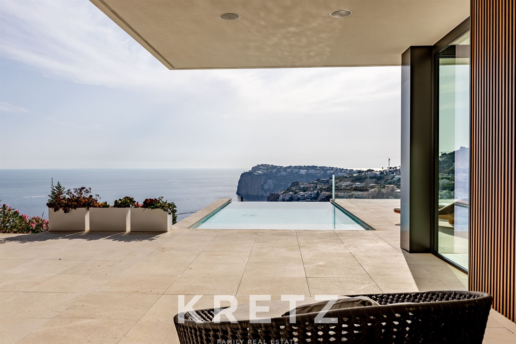 Prestigious Contemporary Villa with Sea Views and Panoramic Rooftop Solarium in Cala Llamp, Port d’A