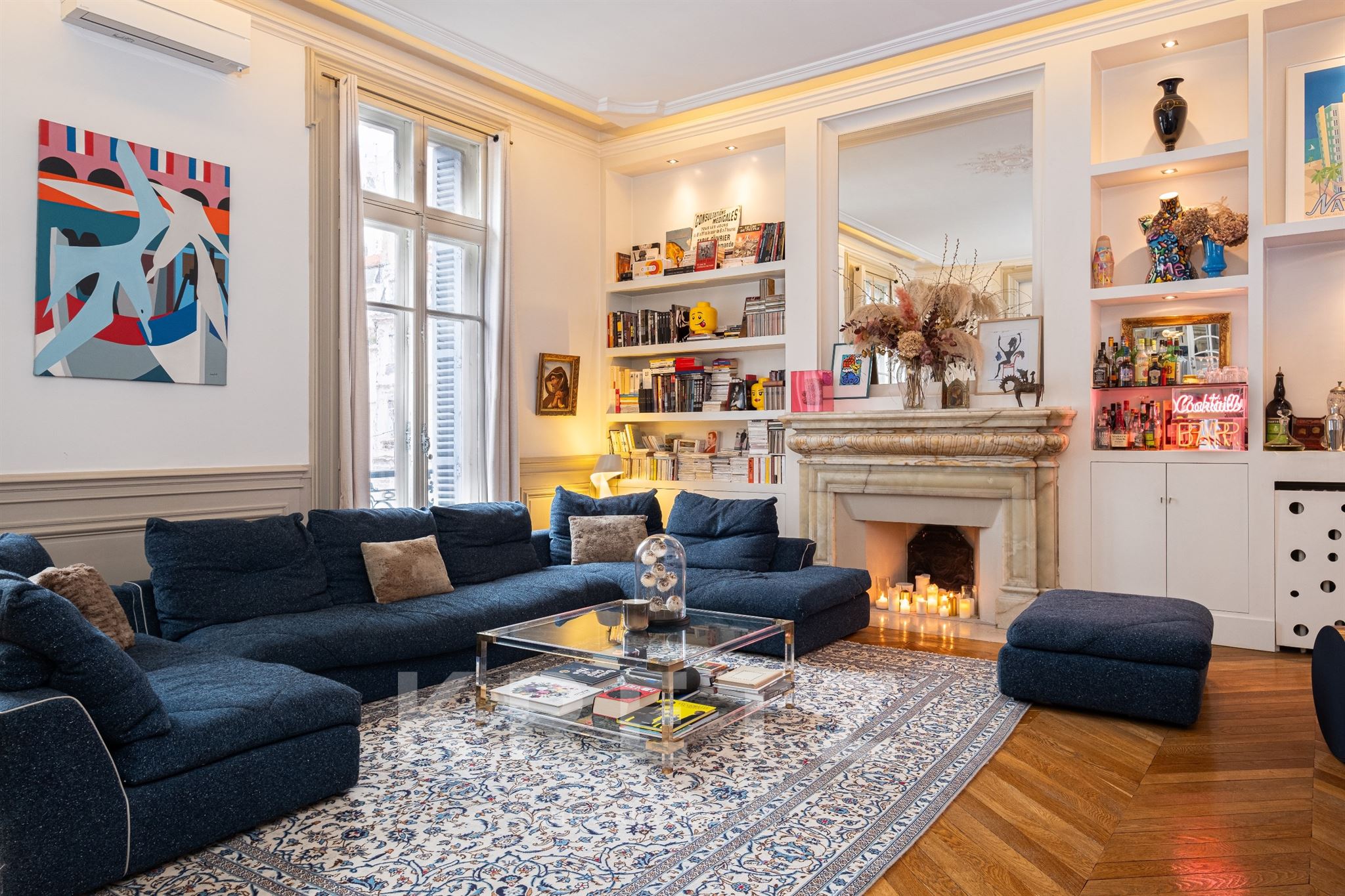 EXCLUSIVE TO LYON'S 6TH ARRONDISSEMENT – FOCH / PUVIS DE CHAVANNES – AIR-CONDITIONED APARTMENT FOR ENTERTAINING / 4 BEDROOMS