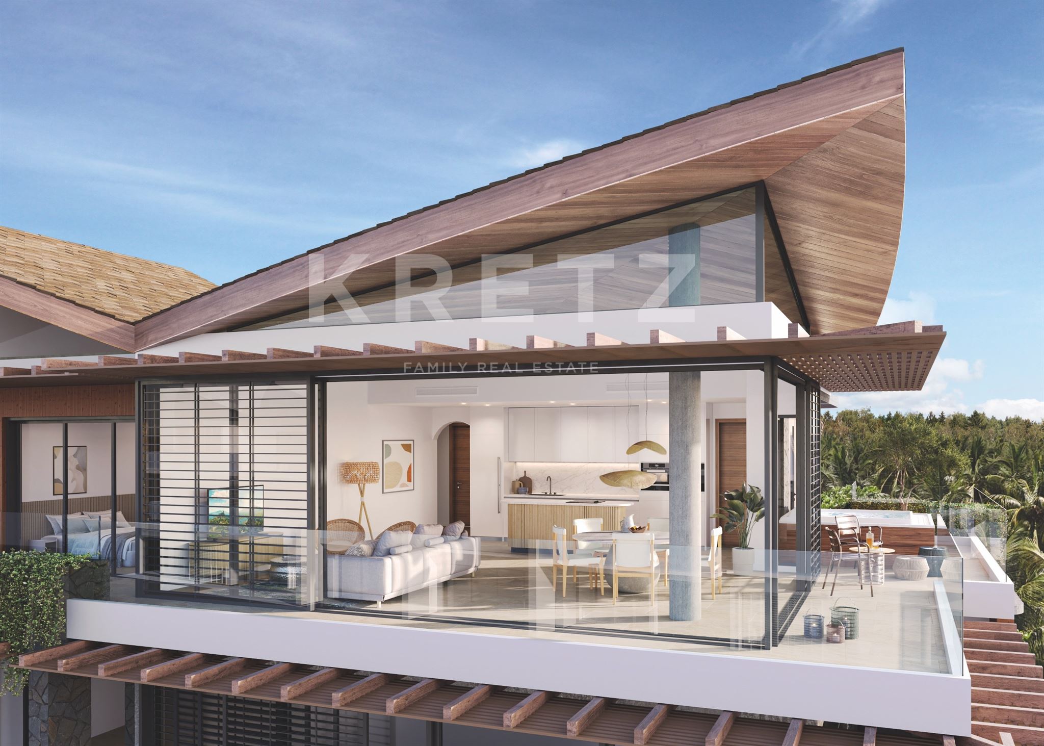 Luxury penthouse within a hotel complex