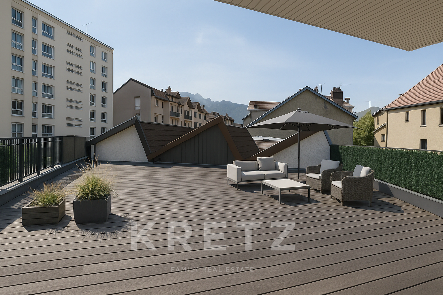Opportunité hyper centre Aix les Bains lot 2 appartements extension possible