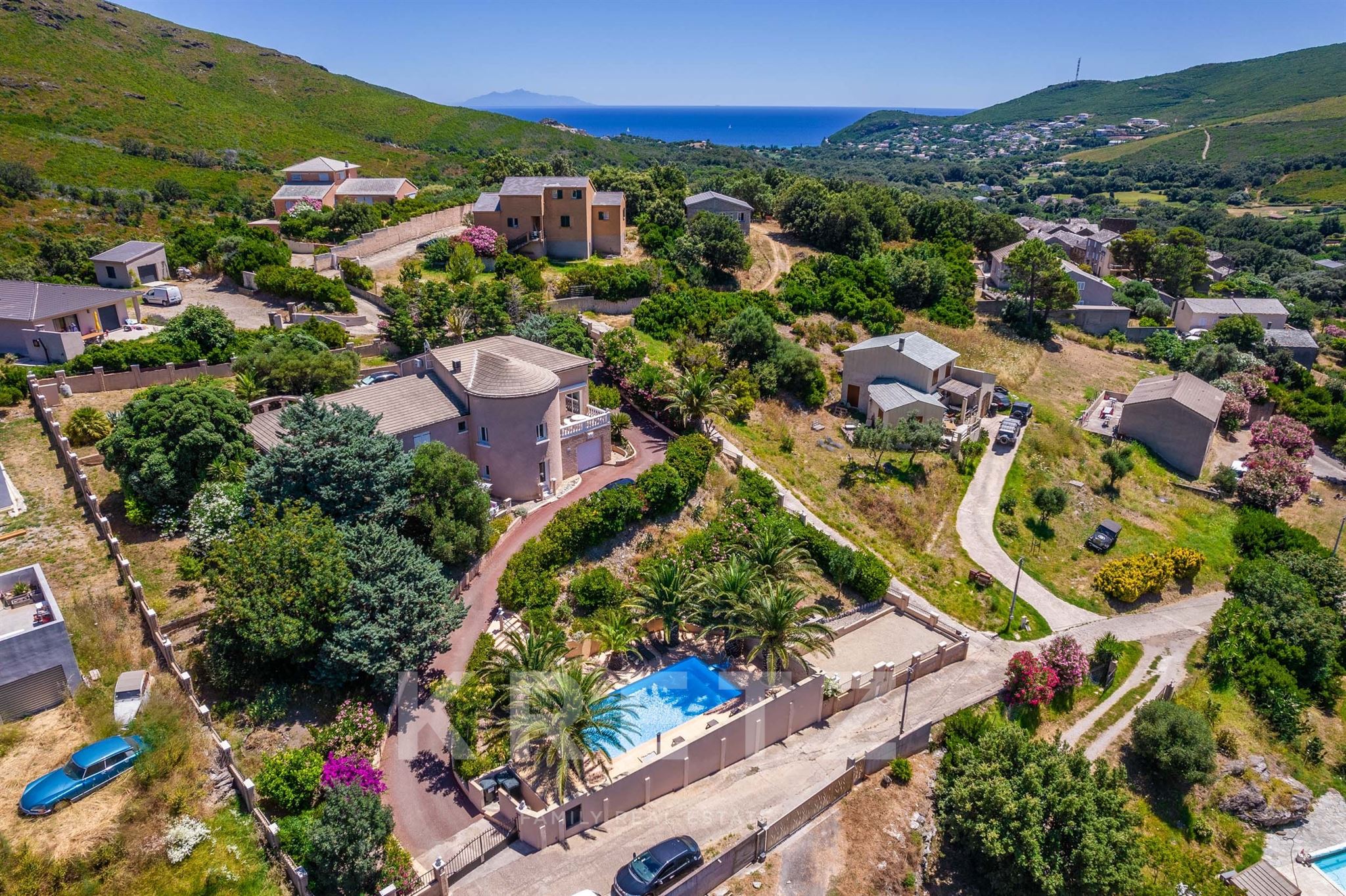 Exclusive. Charming Villa in the Heart of Cap Corse with Landscaped Garden and Pool
