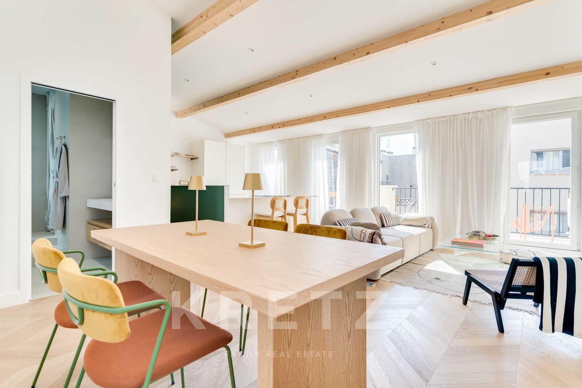 Marseille - elegant renovated duplex with terrasse