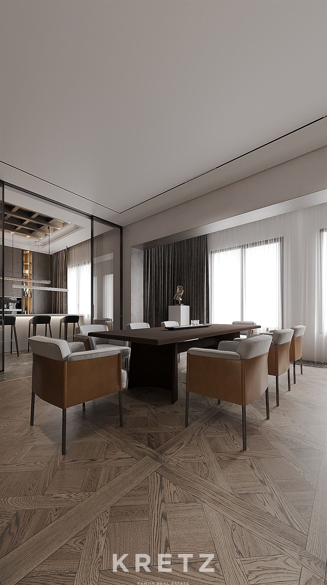 400m2 refurbished flat next to Turo Parc