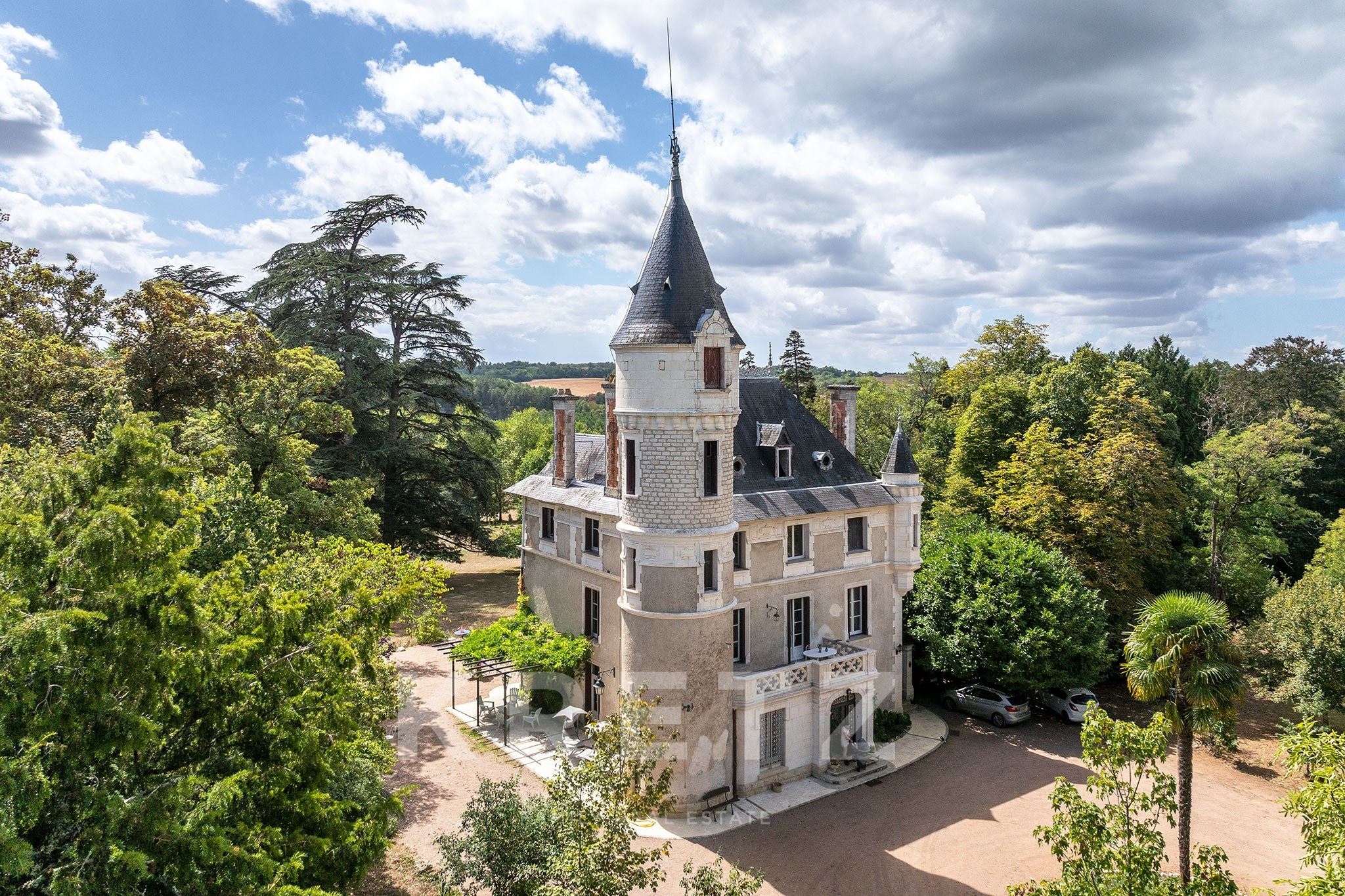 Historic 17th-century château, 600 m², 10 ha park, swimming pool