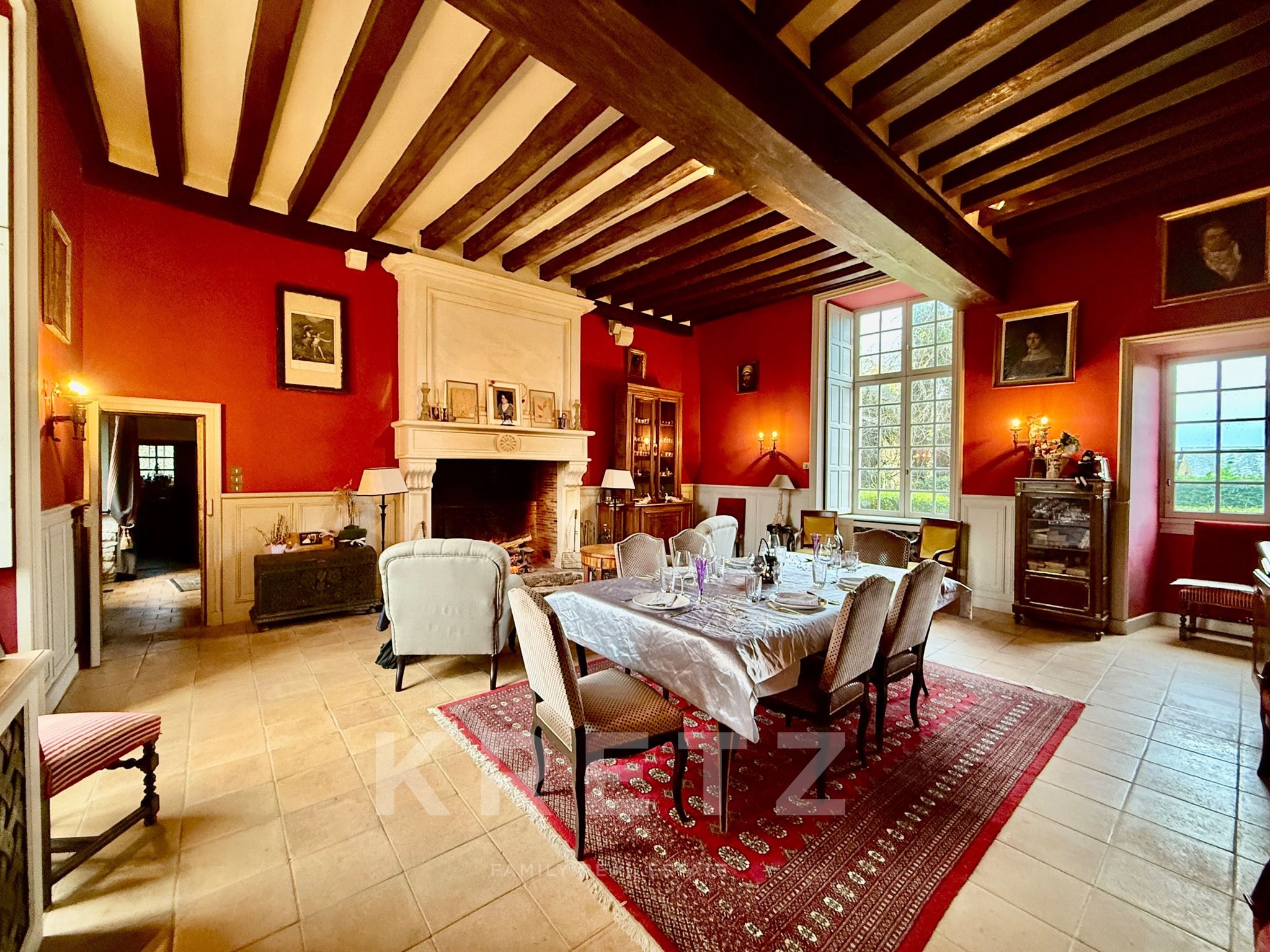 16-18th century Manor House Listed as a Historic Monument – 5,435 sq ft – 9.1 Acres of Parkland