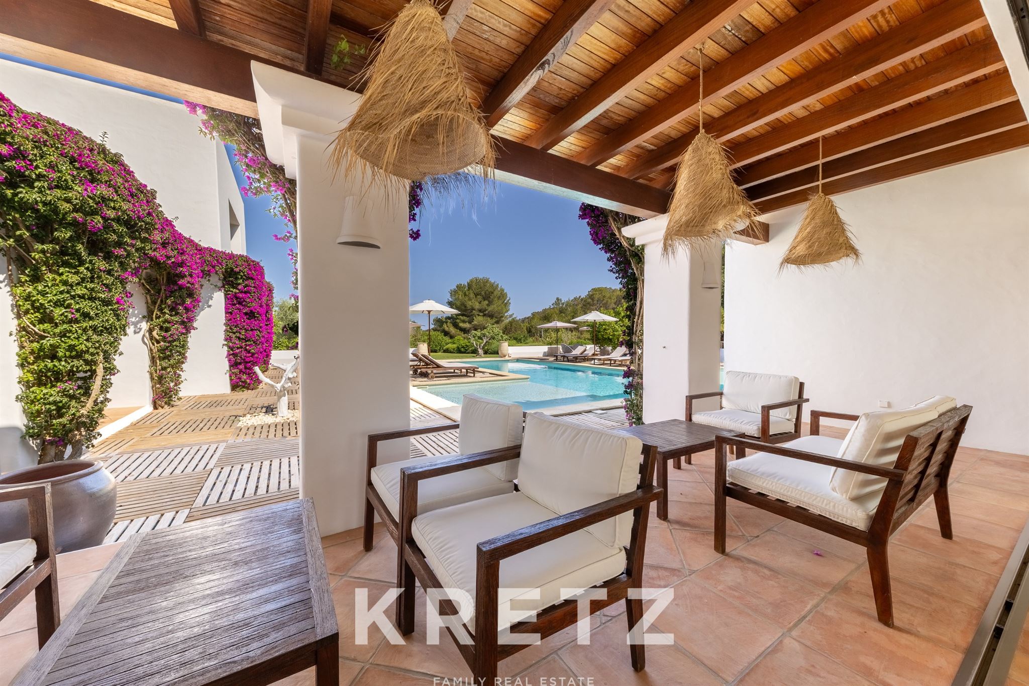 Elegant Ibizan-Style Finca with Pool and Large Garden in Jesús, Ibiza