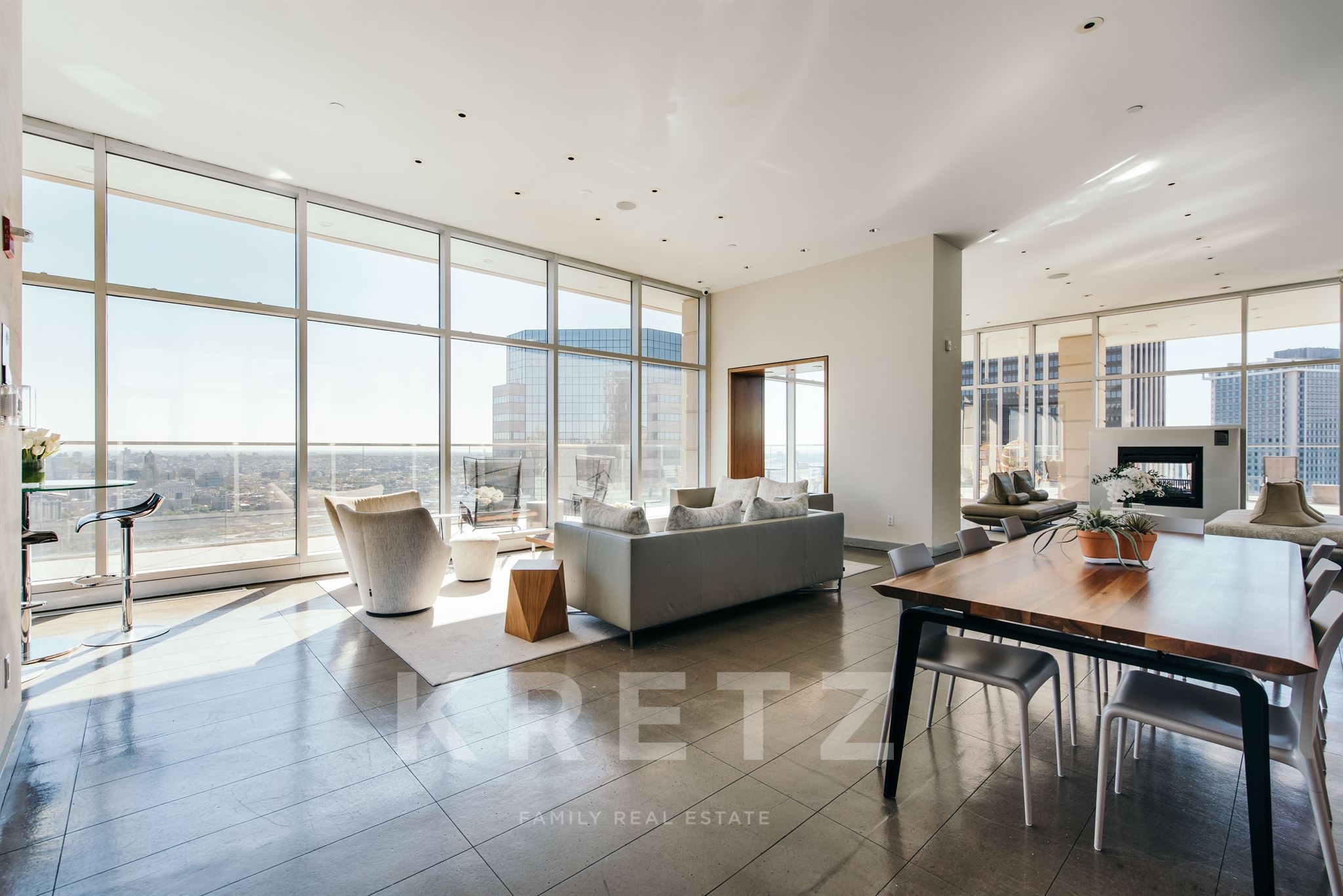 Penthouse lifestyle with unique views and outdoor spaces