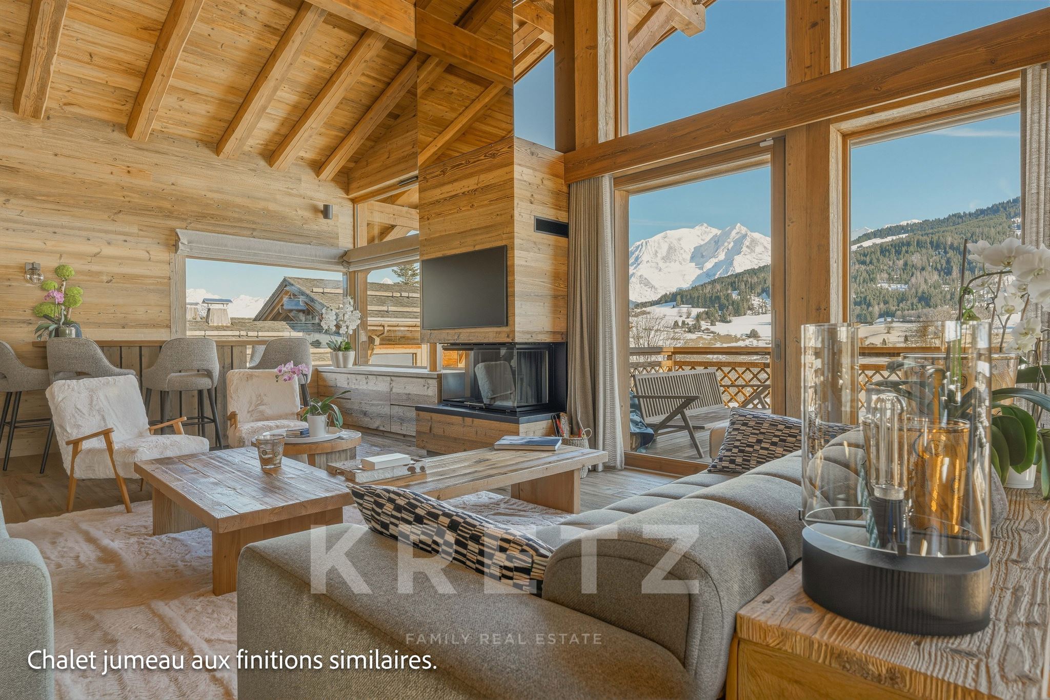 COMBLOUX – Signature Chalet & Mont-Blanc View
