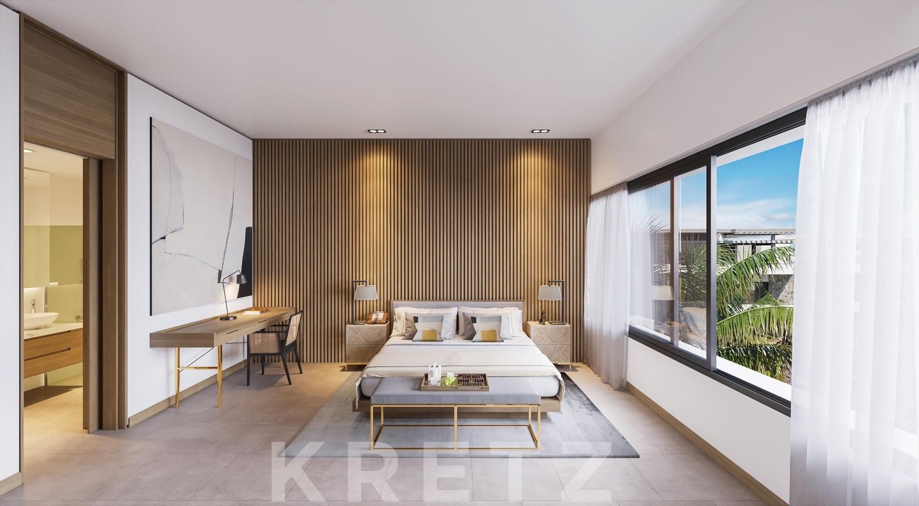 Penthouse avec accès à la plage et services hôteliers