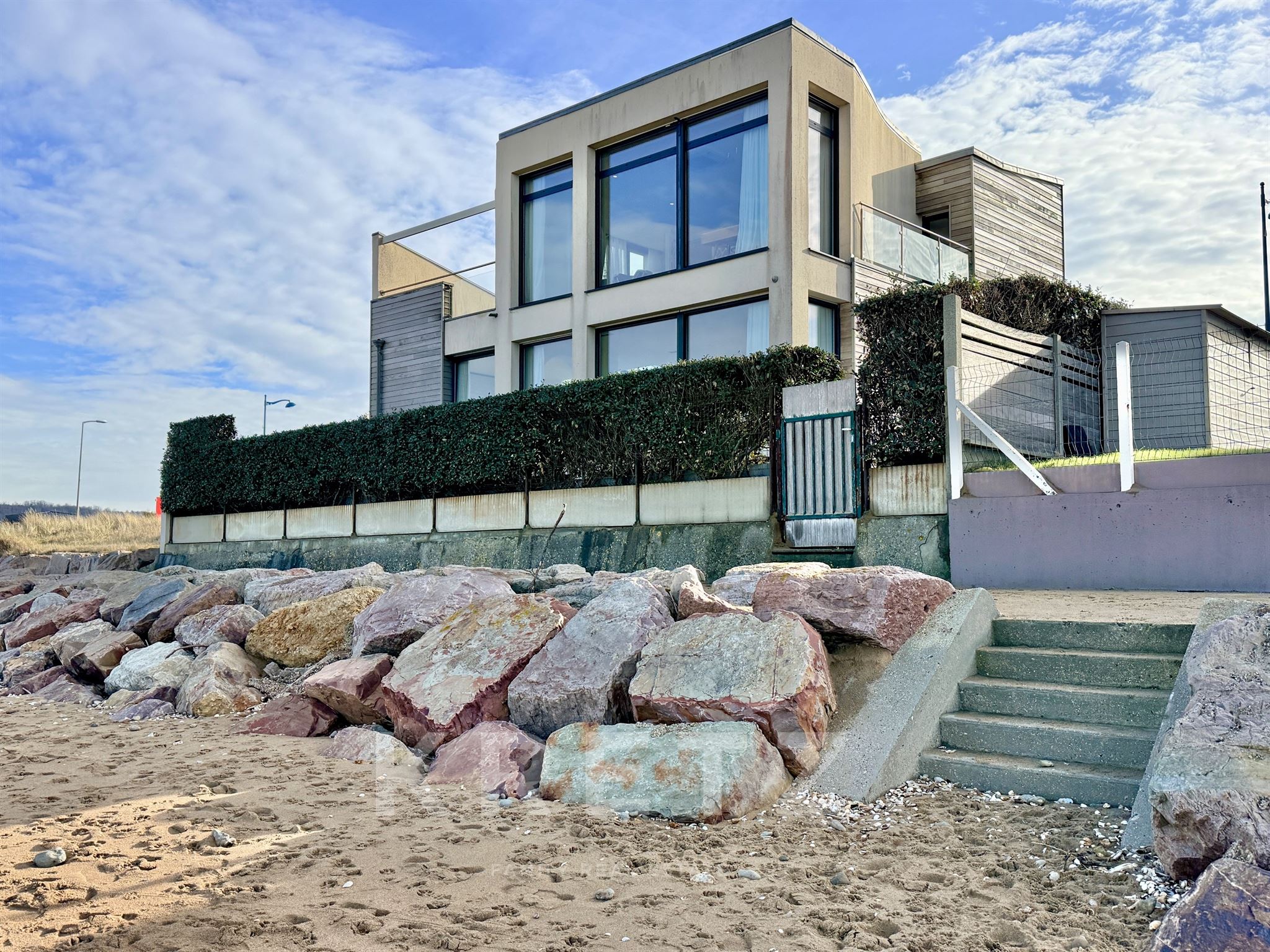 Beachfront Architect Villa with Panoramic Sea Views Garden Parking