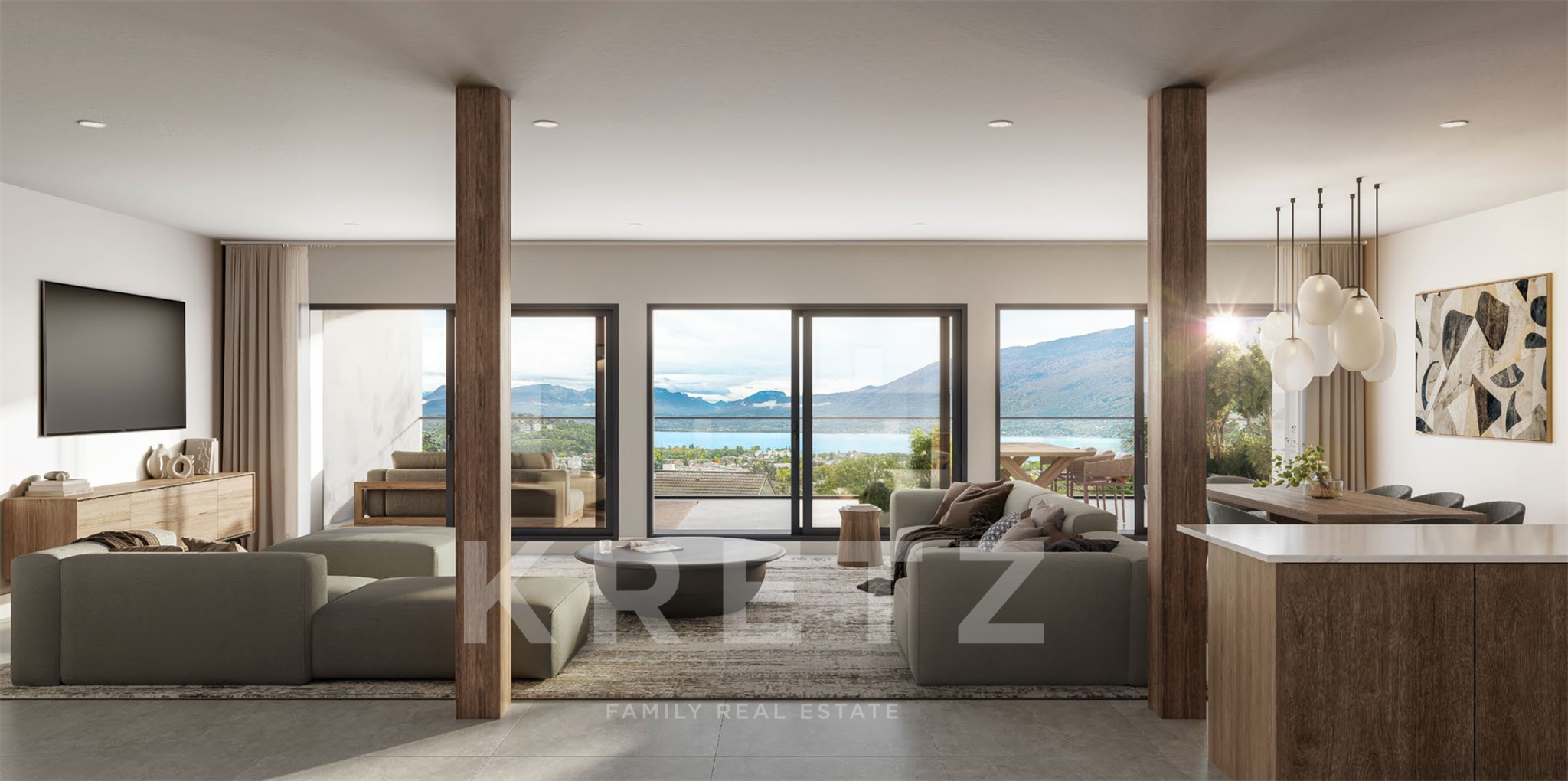 Aix-les-Bains – contemporary villa with indoor pool and panoramic lake views