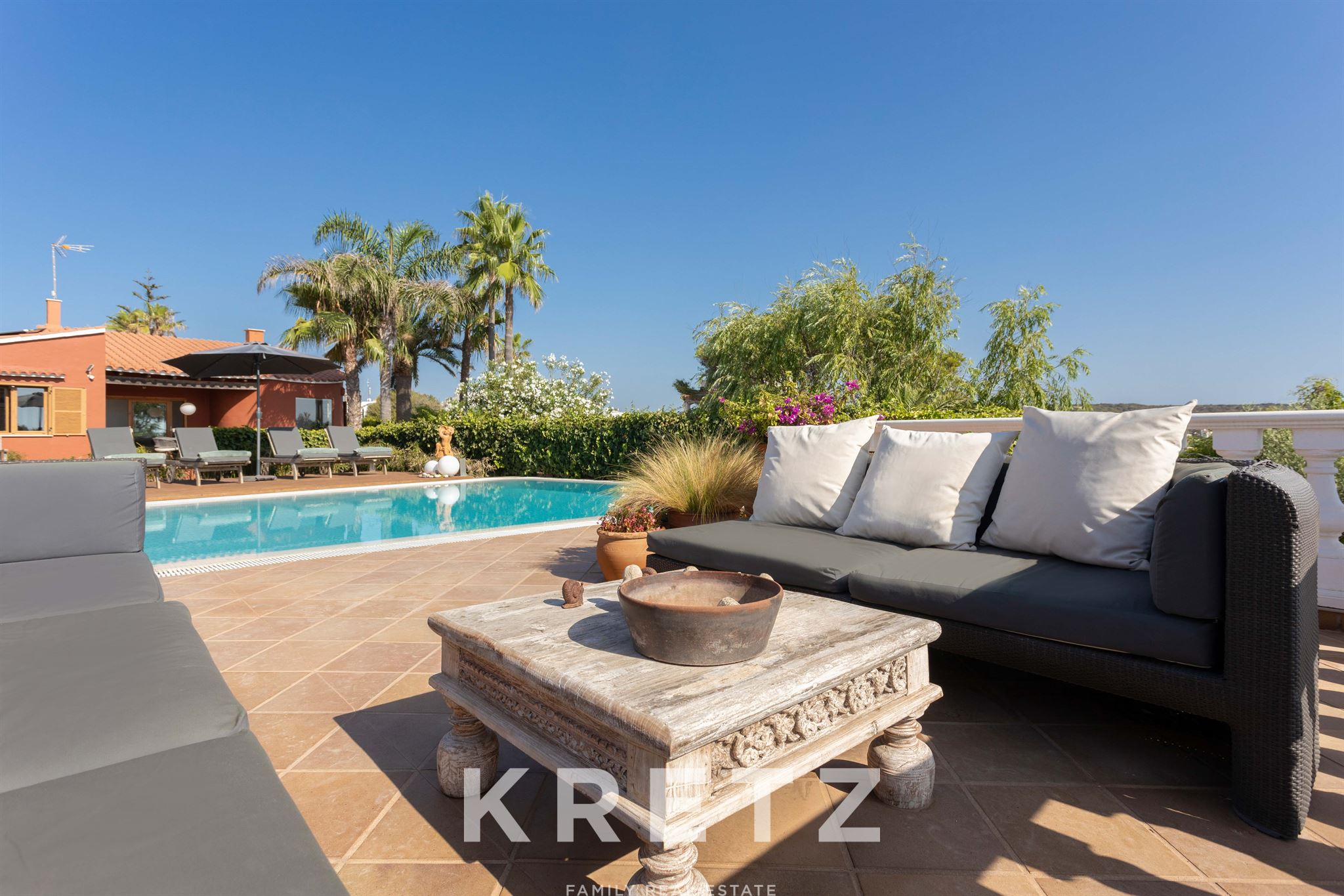 Two charming properties with sea views in Punta Prima