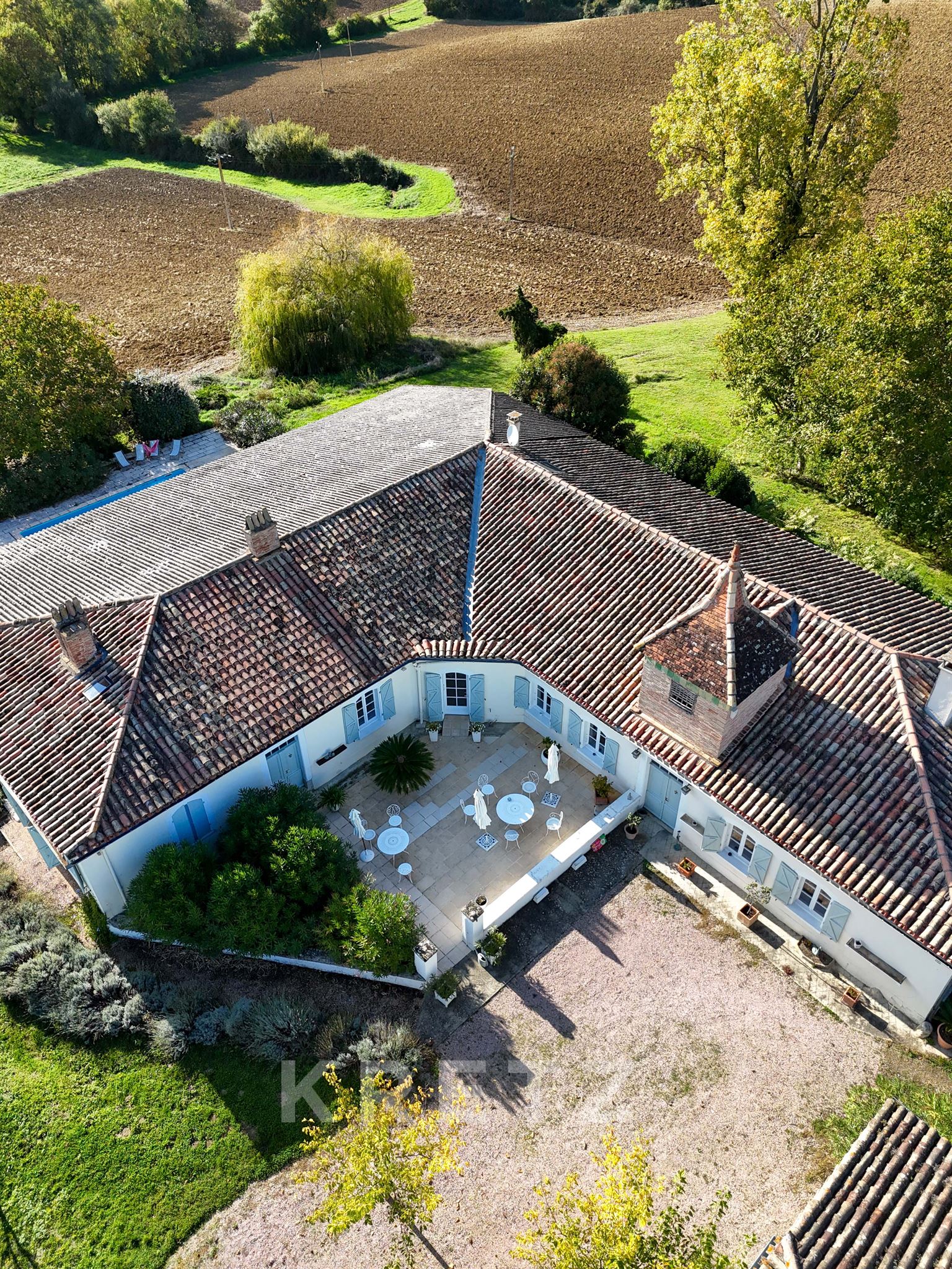 Maison de Maître avec vue sur la campagne Tarnaise