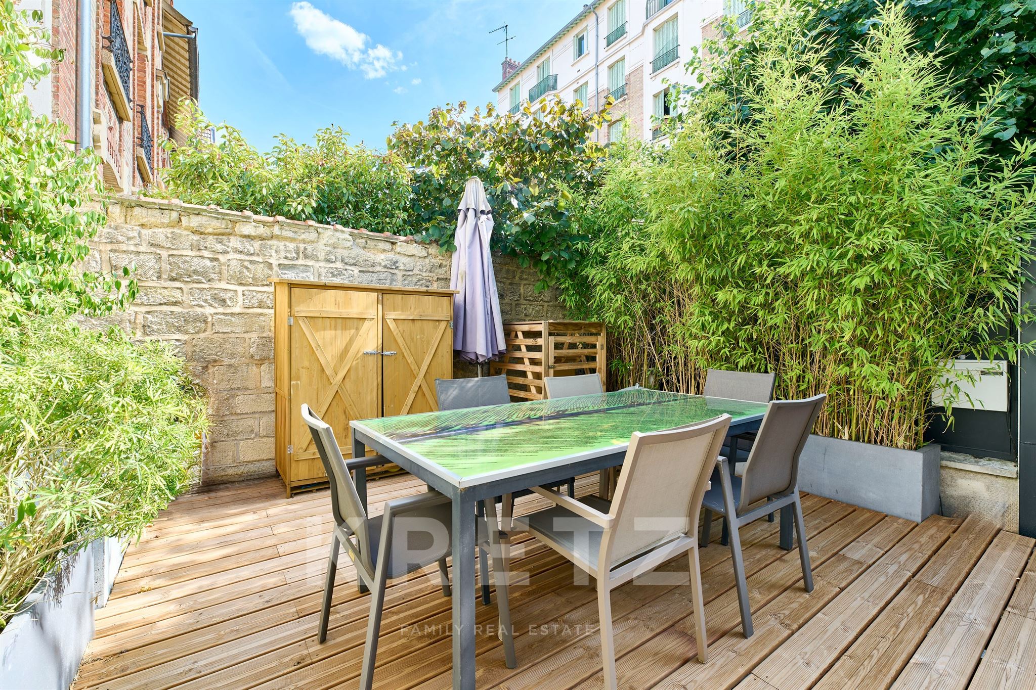 Maison familiale avec terrasse en plein centre ville