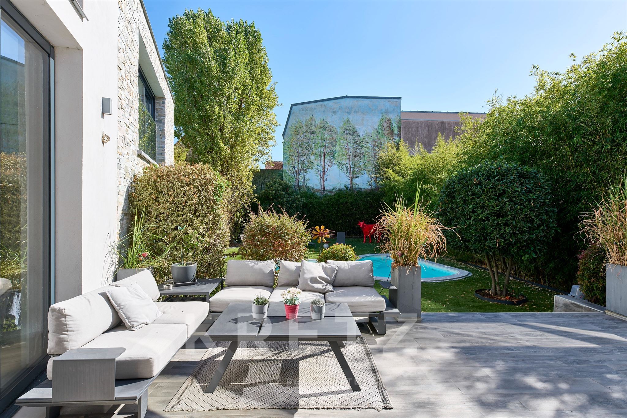 La Petite Garenne - Maison contemporaine avec jardin plein Sud et piscine