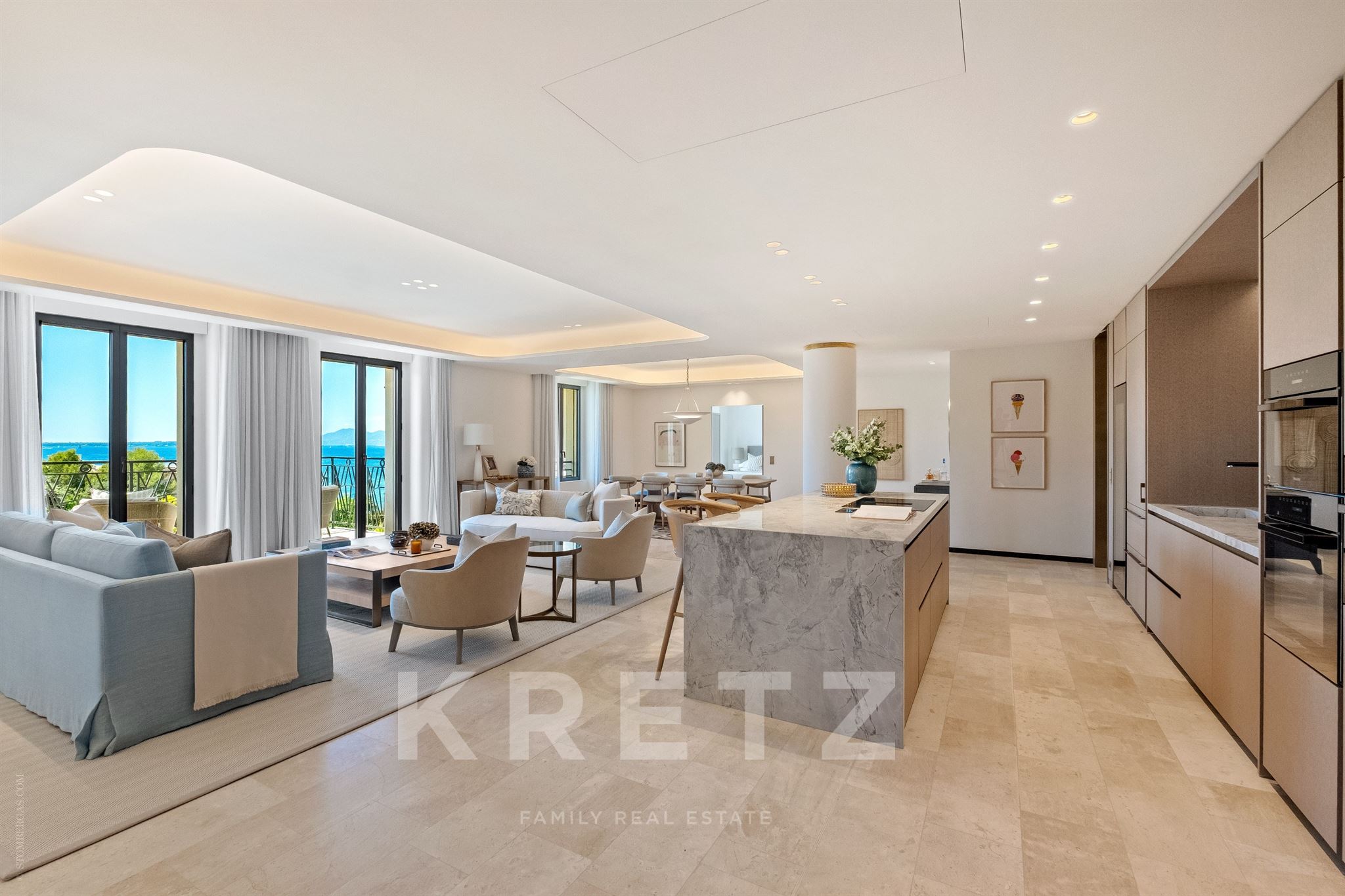 Timeless Art Deco Elegant Apartement with Panoramic Sea Views