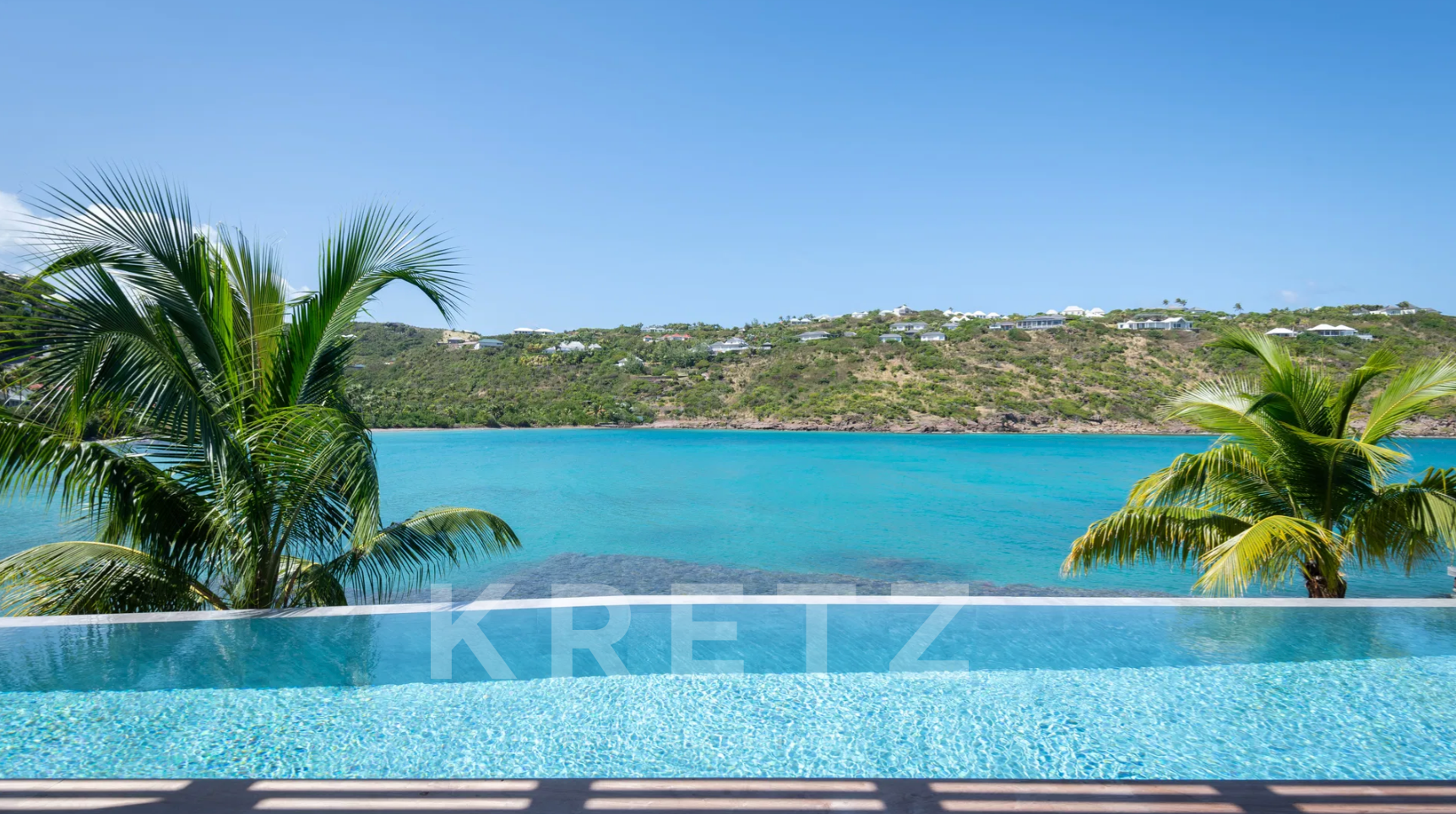 Exceptional property with private beach overlooking Marigot Bay