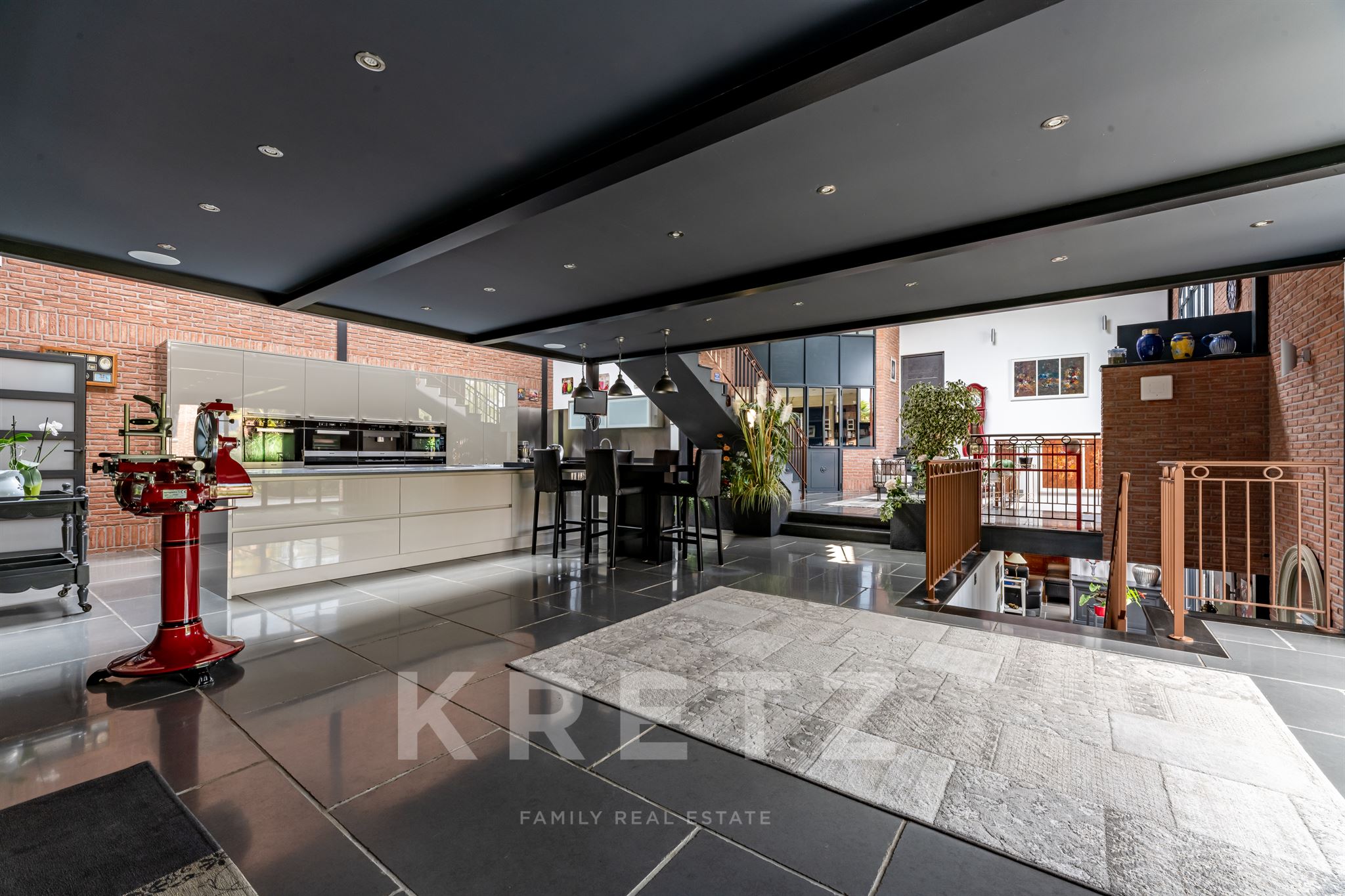 Contemporary industrial-style loft