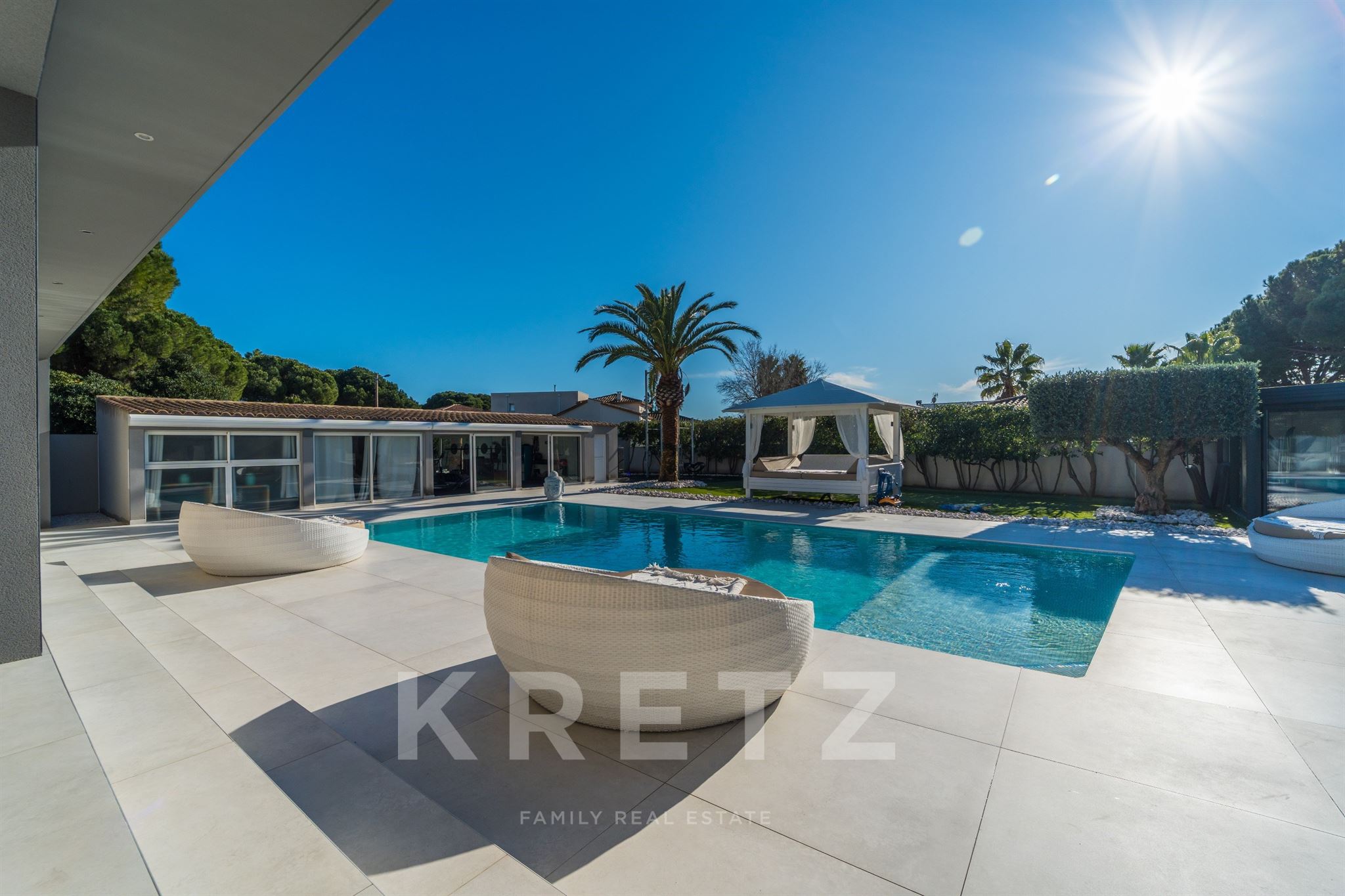 Contemporary Villa Just Steps from the Sea