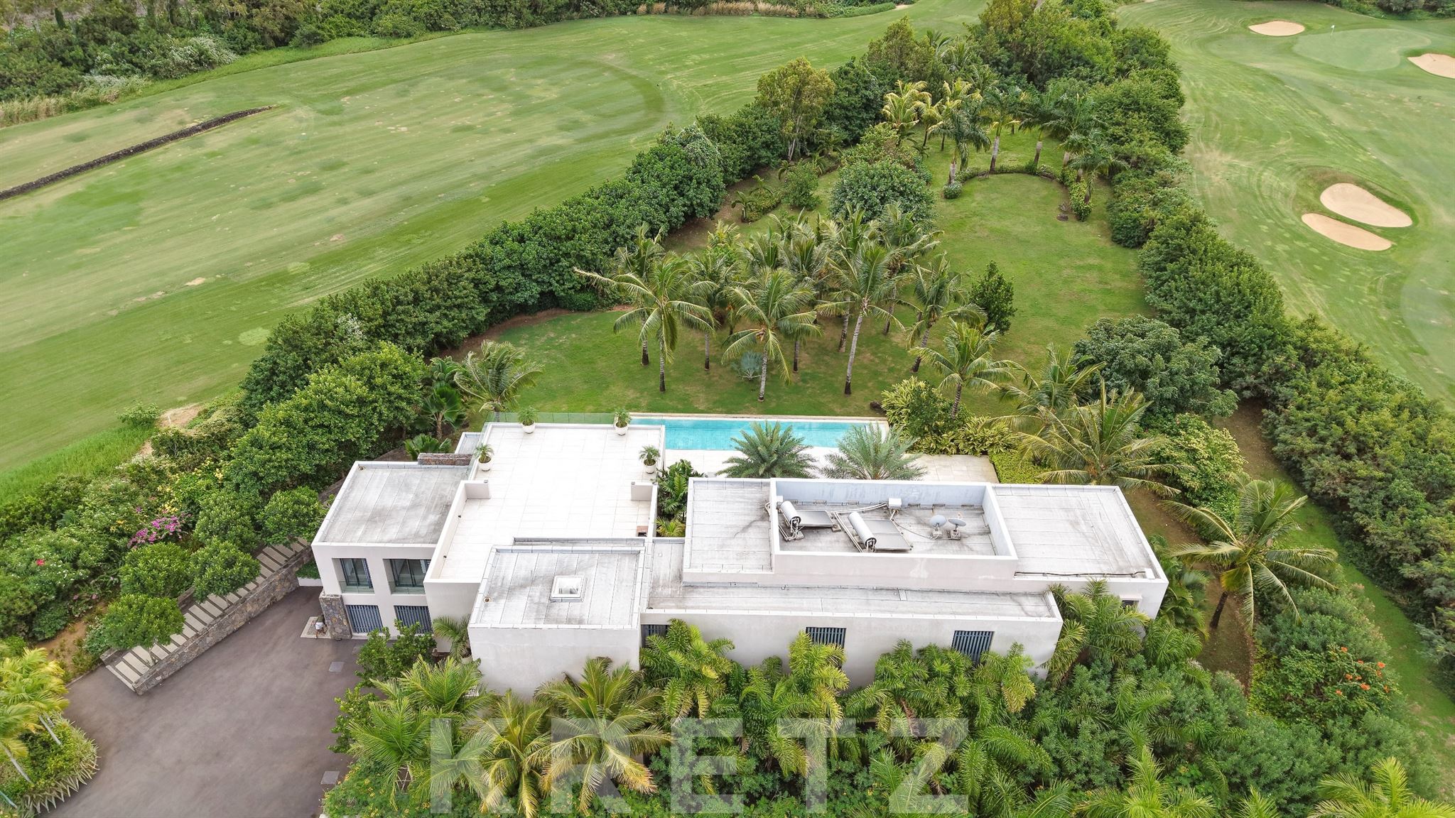 Architect's Villa with Panoramic Golf Course Views