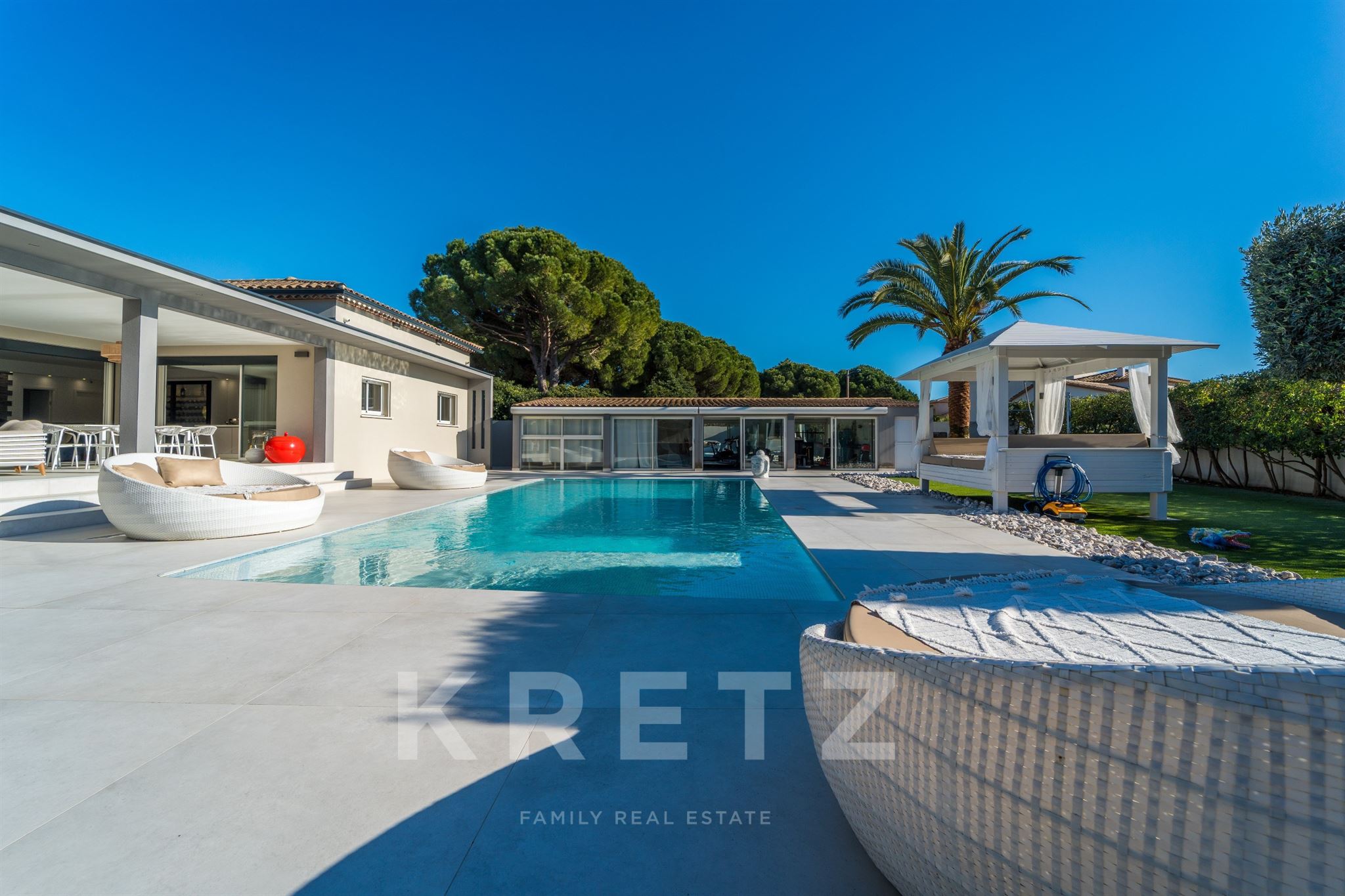 Contemporary Villa Just Steps from the Sea
