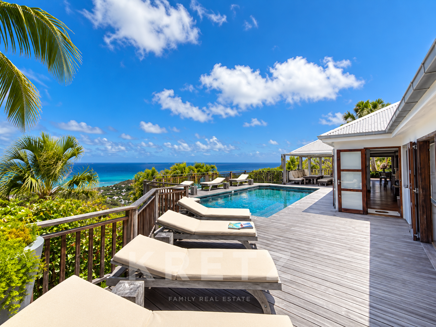 Hillside Villa Overlooking the Grand Cul-de-Sac Lagoon