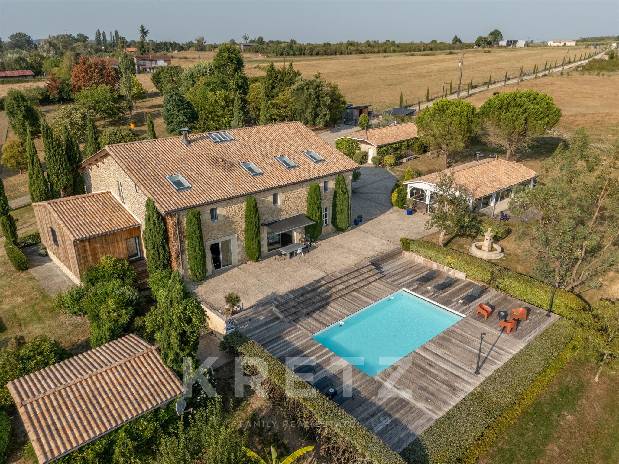 South Gironde, near Golf du Sauternais — Exceptional estate on 3,4ha