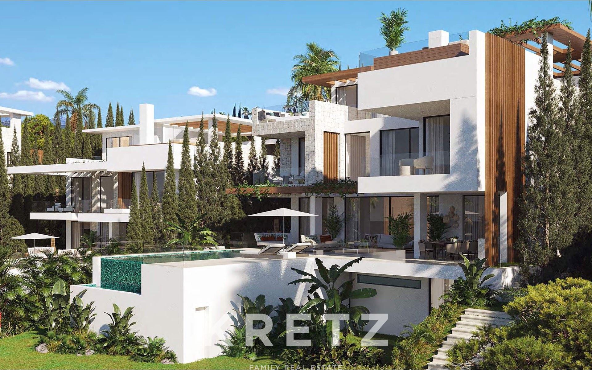 Villa with Spacious Design and Sea Views – Ocyan Villas, Marbella - Estepona
