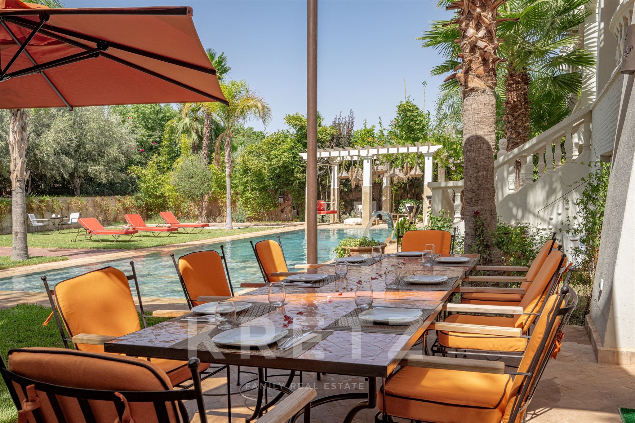 Marrakech – Villa coup de cœur au sein du golf d’Amelkis !