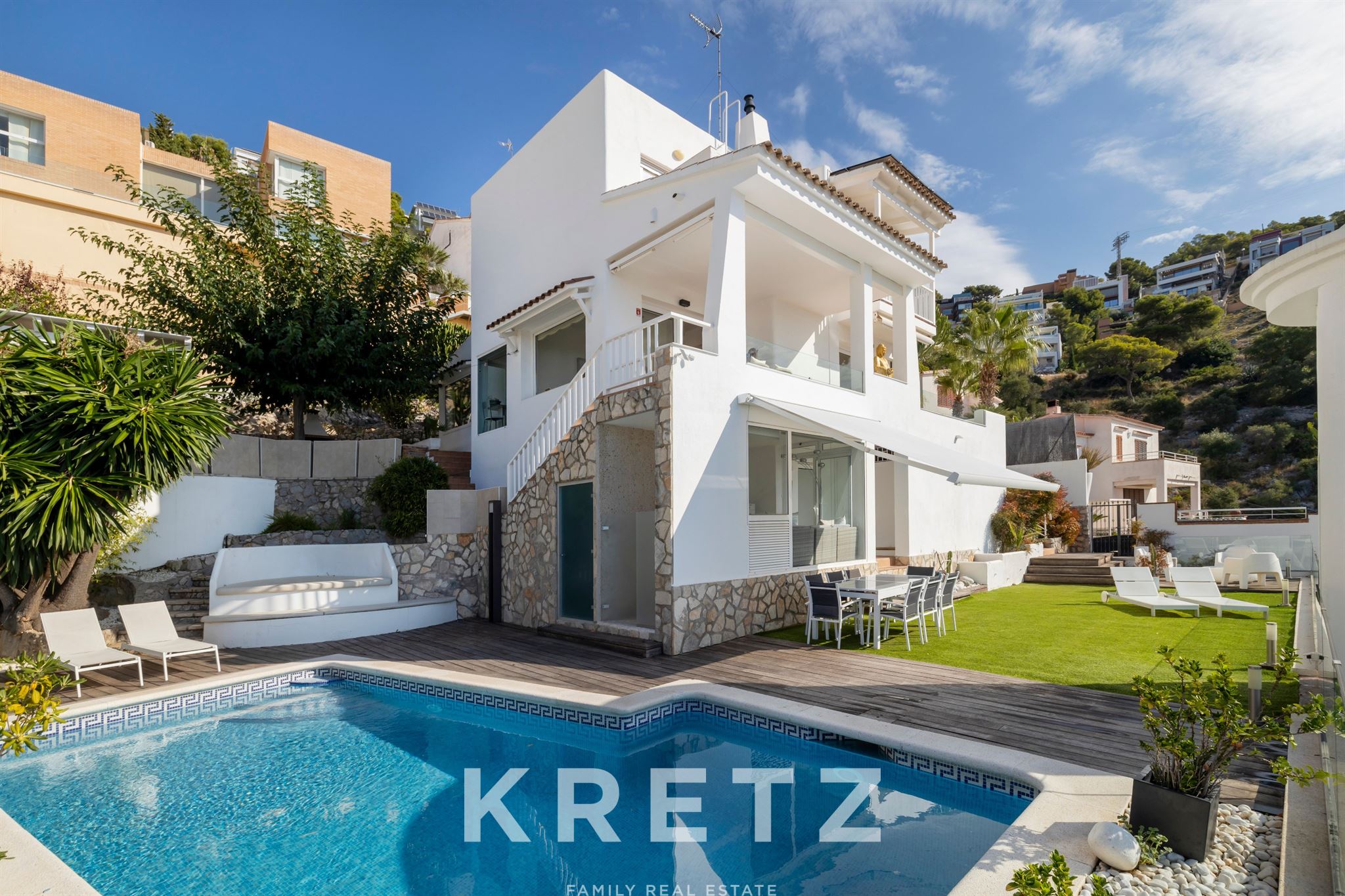 Contemporary Villa with Sea View in Sitges